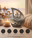 Cross Drop Dragon Urn
