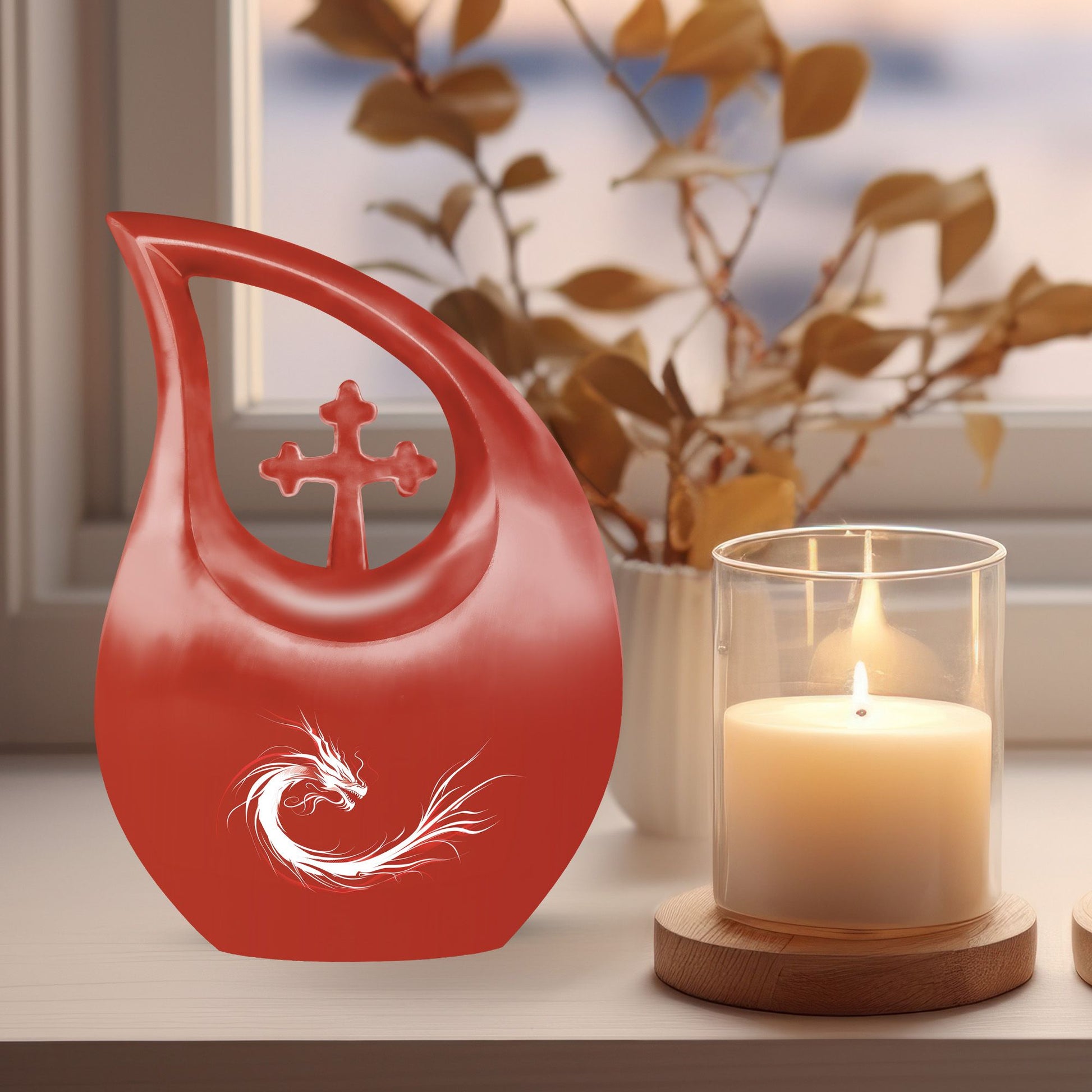 Dragon themed Funeral Urn