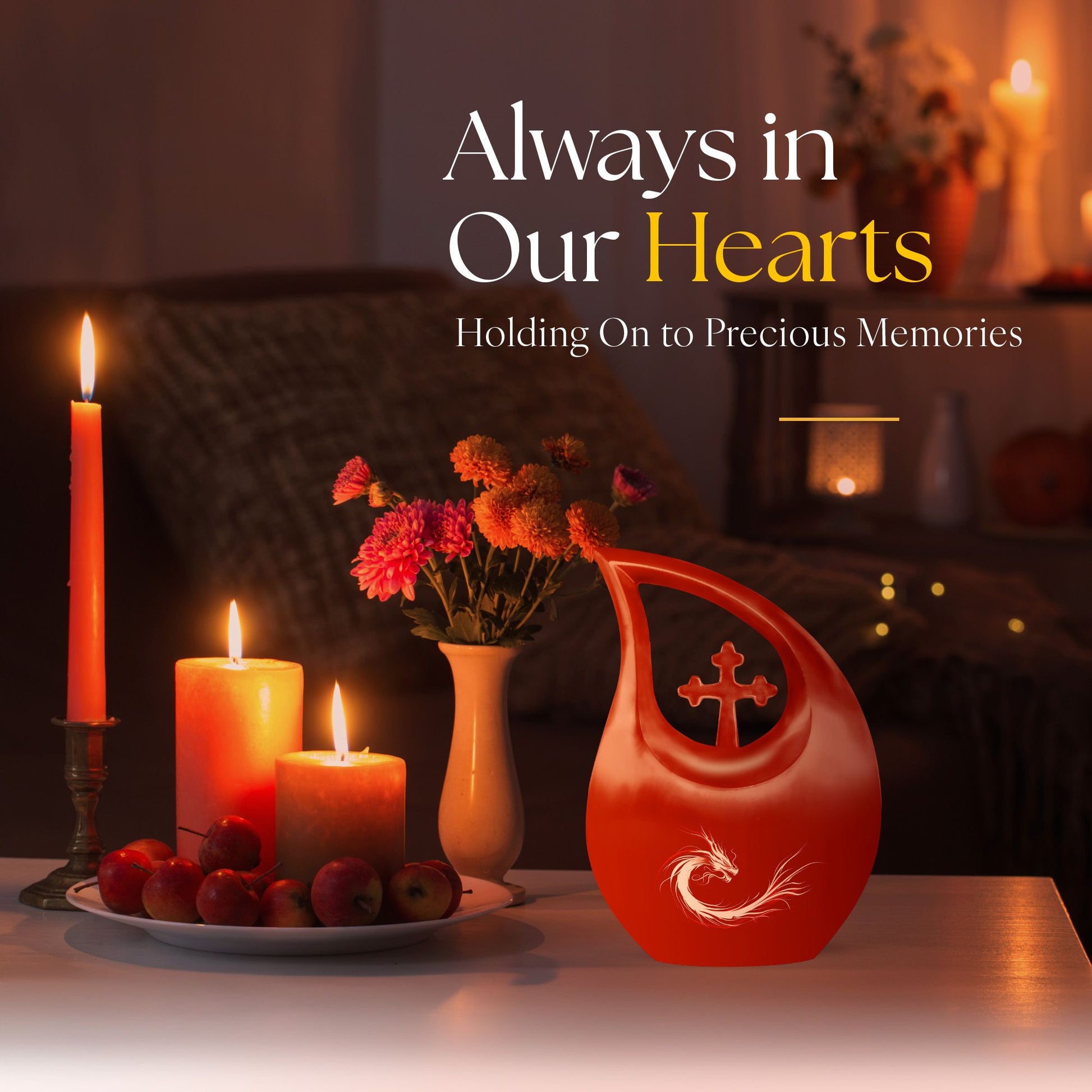 Dragon themed Funeral Urn
