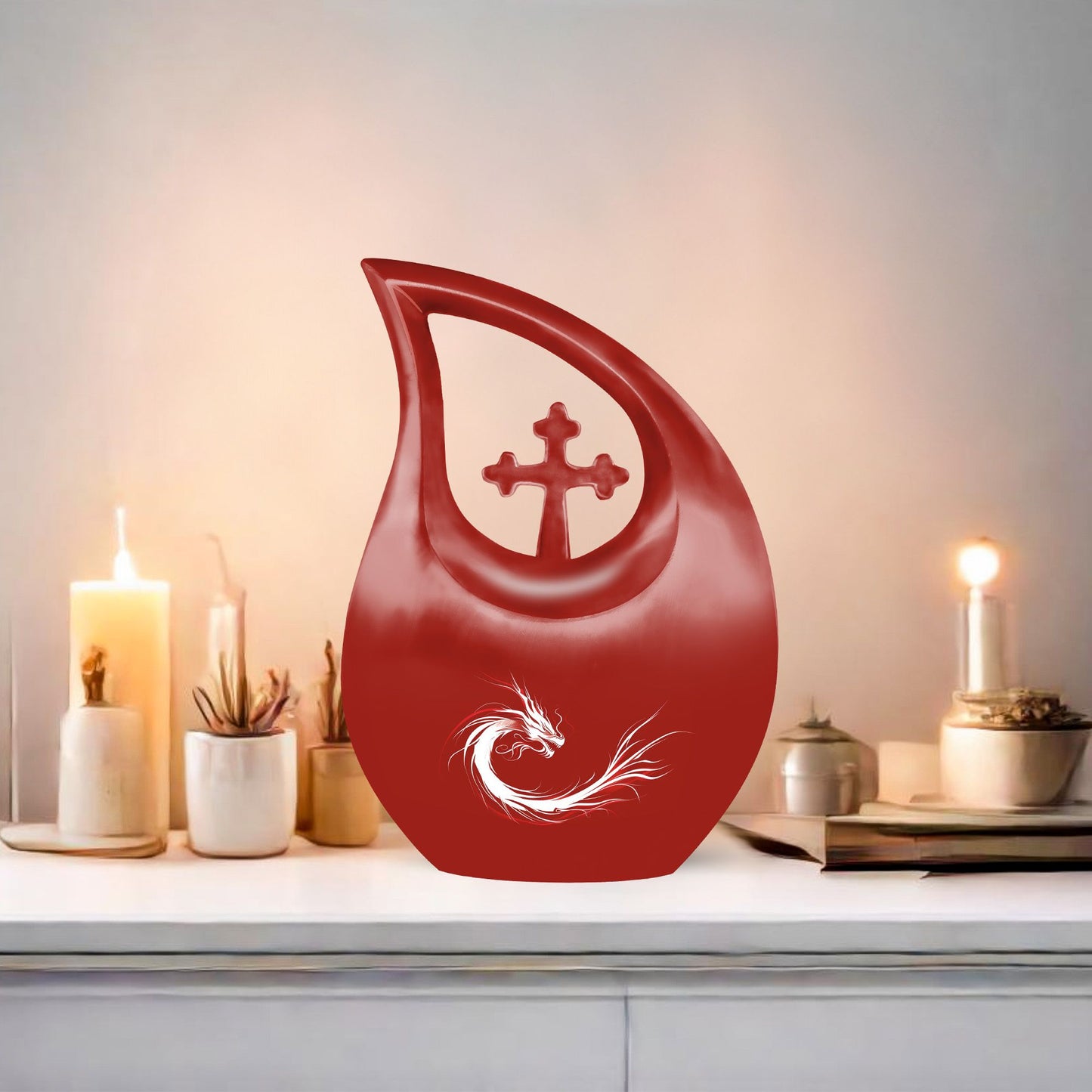 Dragon themed Funeral Urn
