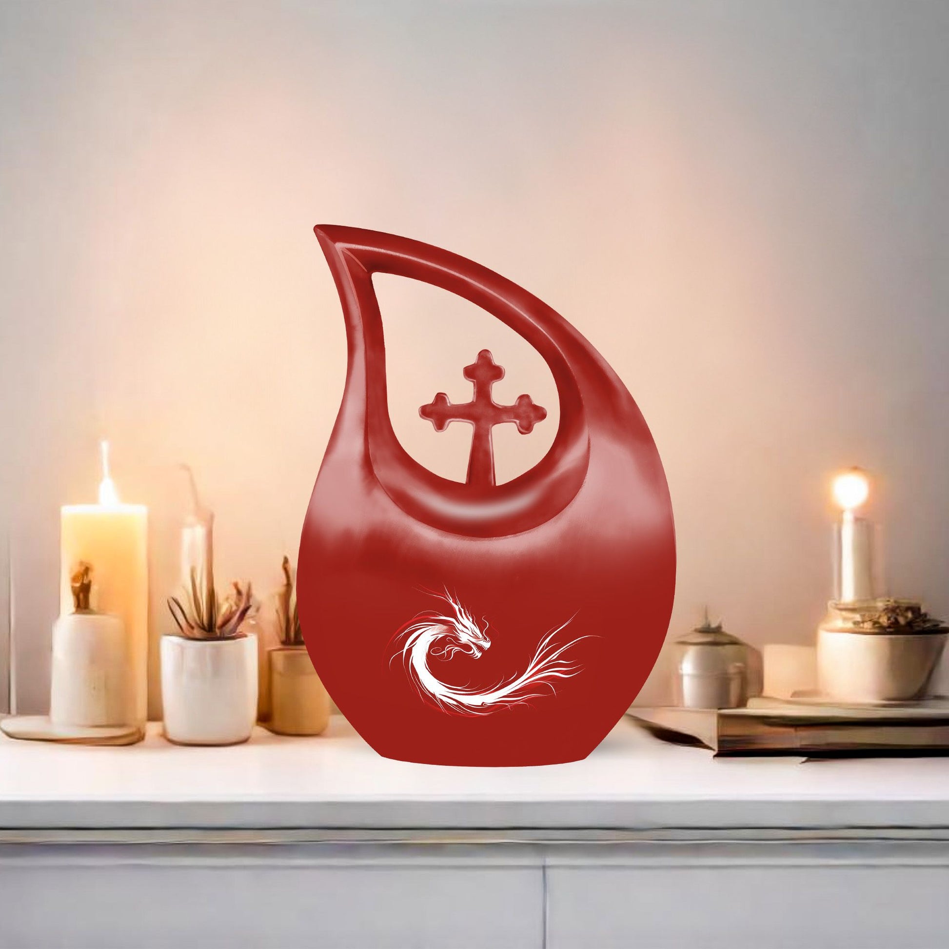 Dragon themed Funeral Urn
