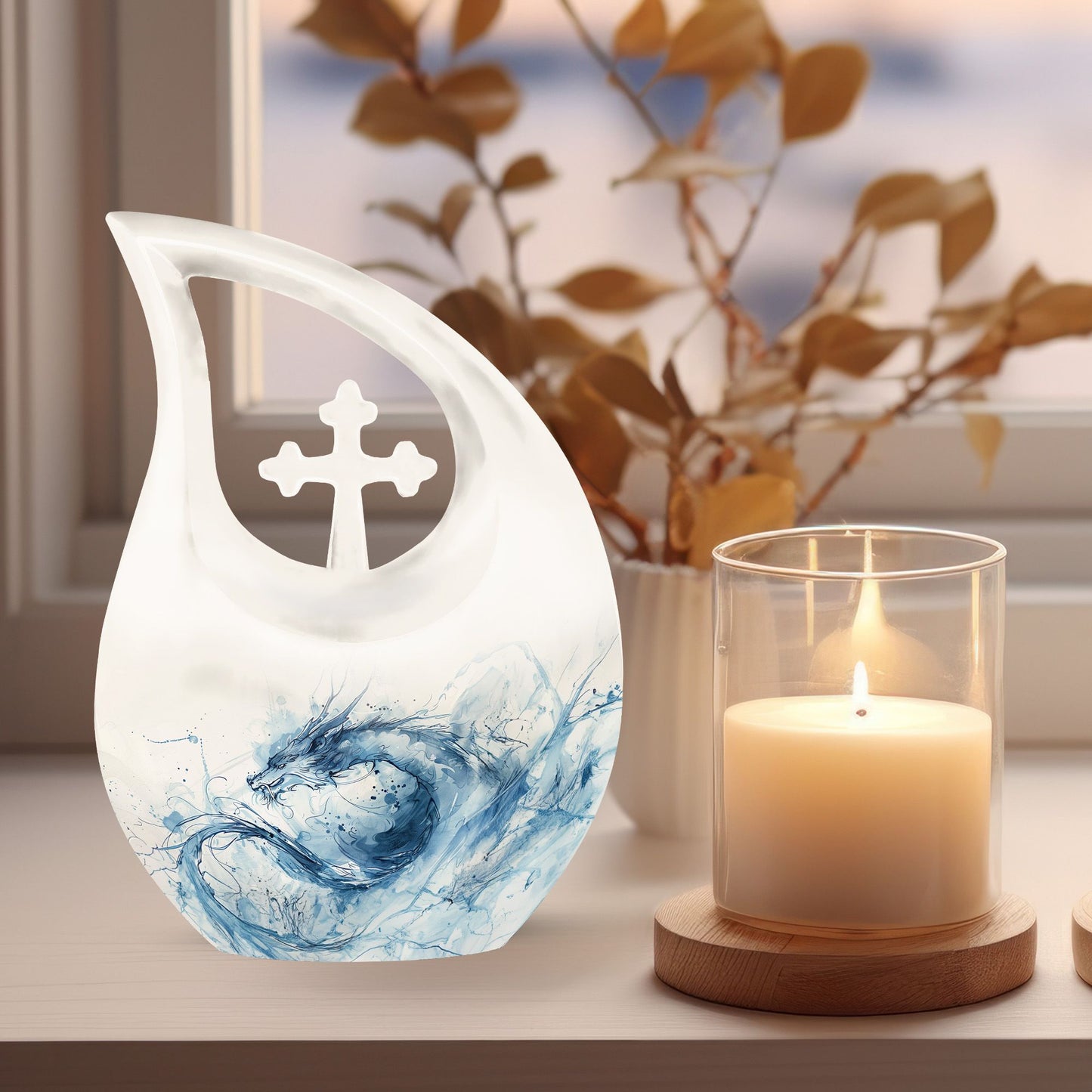 Dragon-Themed Urn