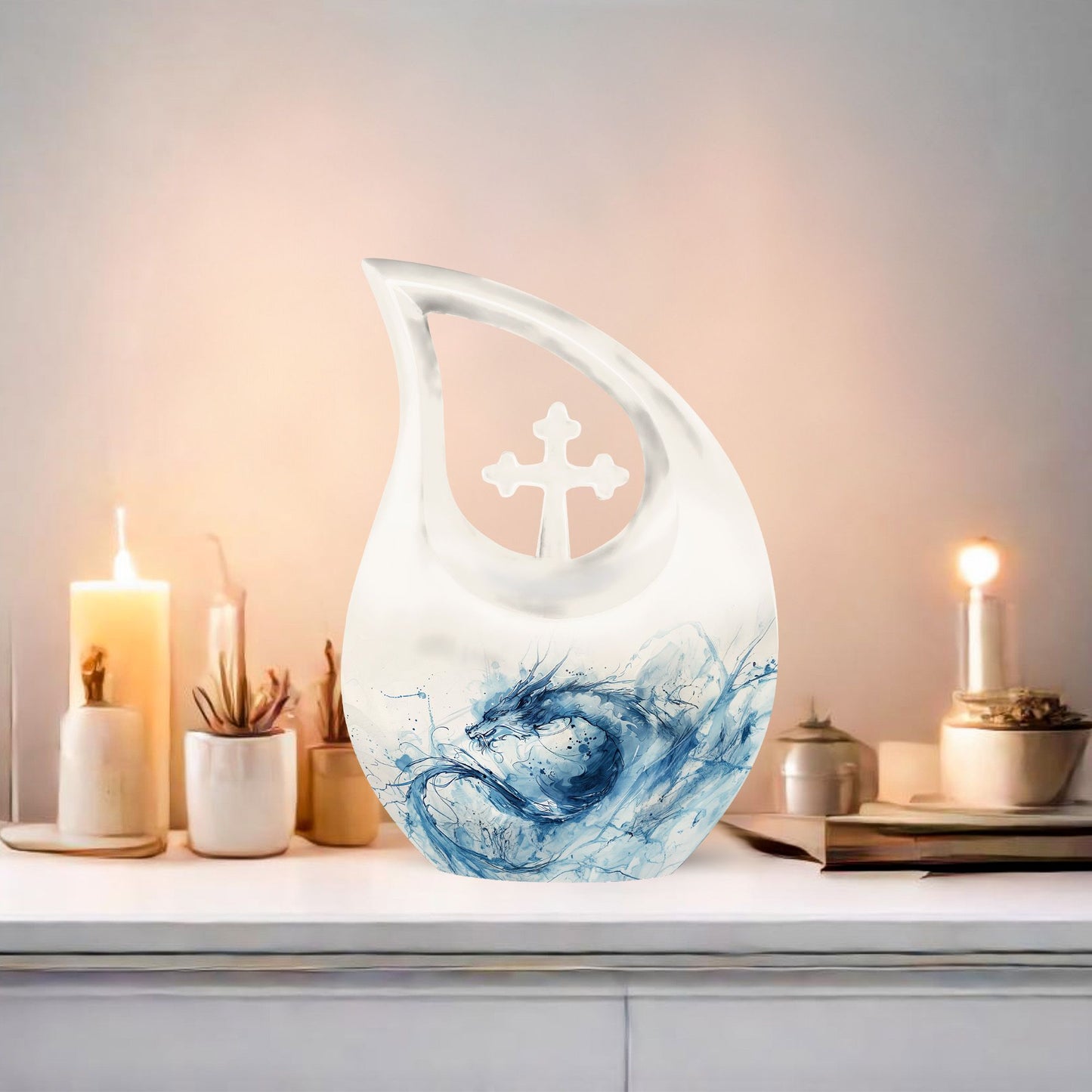 Dragon-Themed Urn