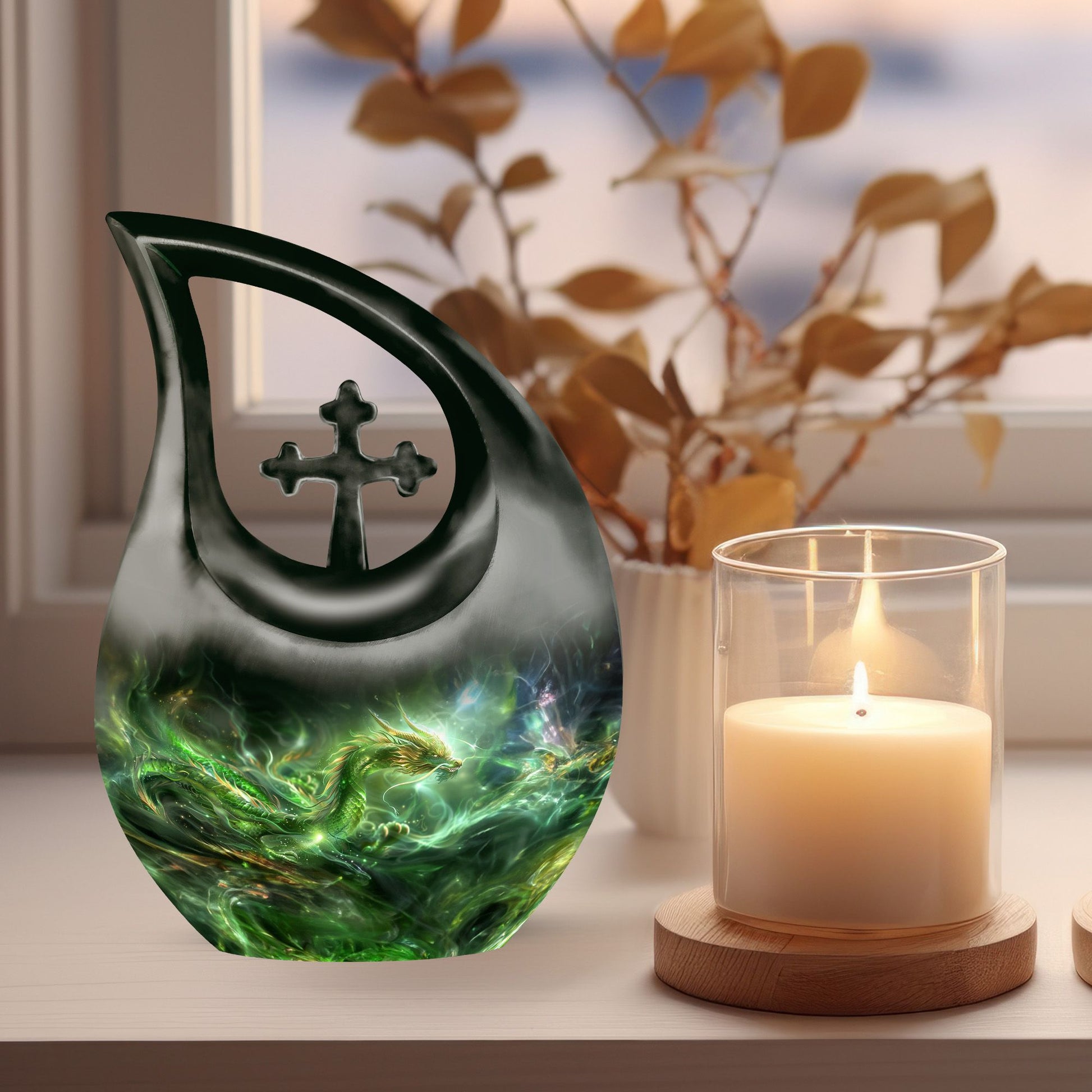 Dragon Themed Cremation Urn