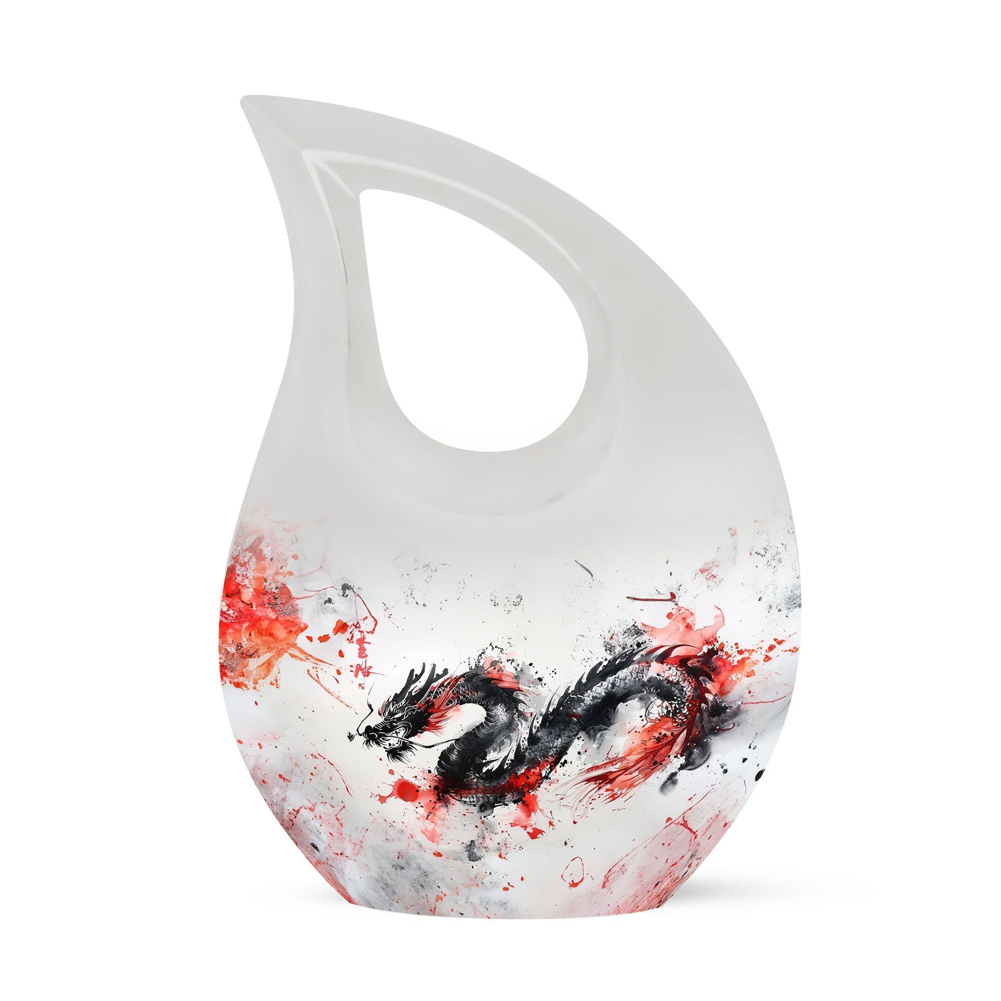 aluminium Dragon Urn