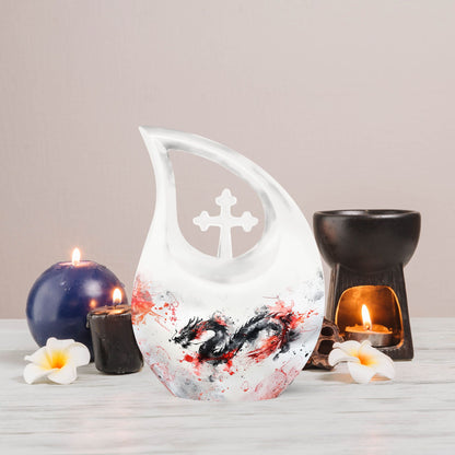aluminium Dragon Urn
