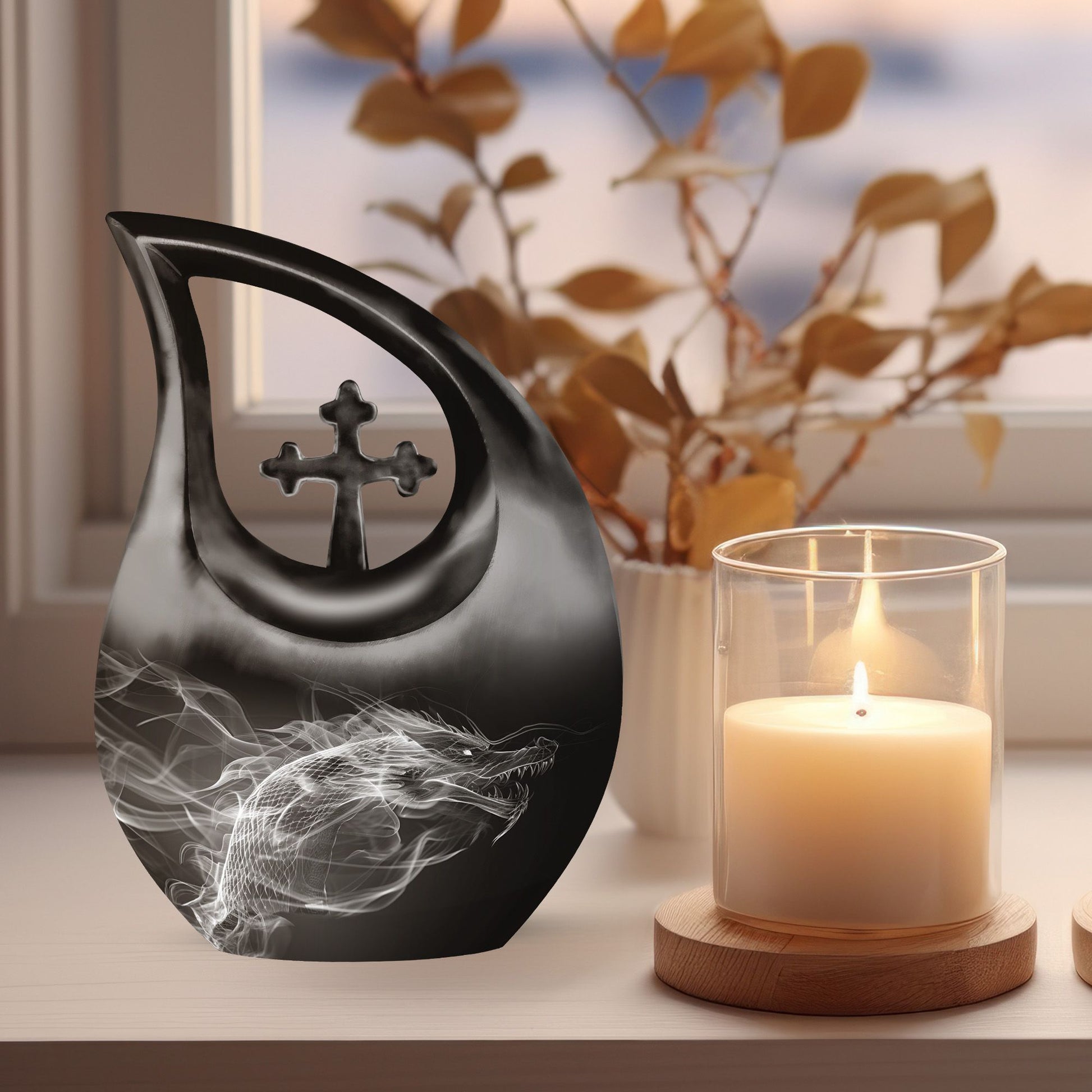 Dragon themed Urn