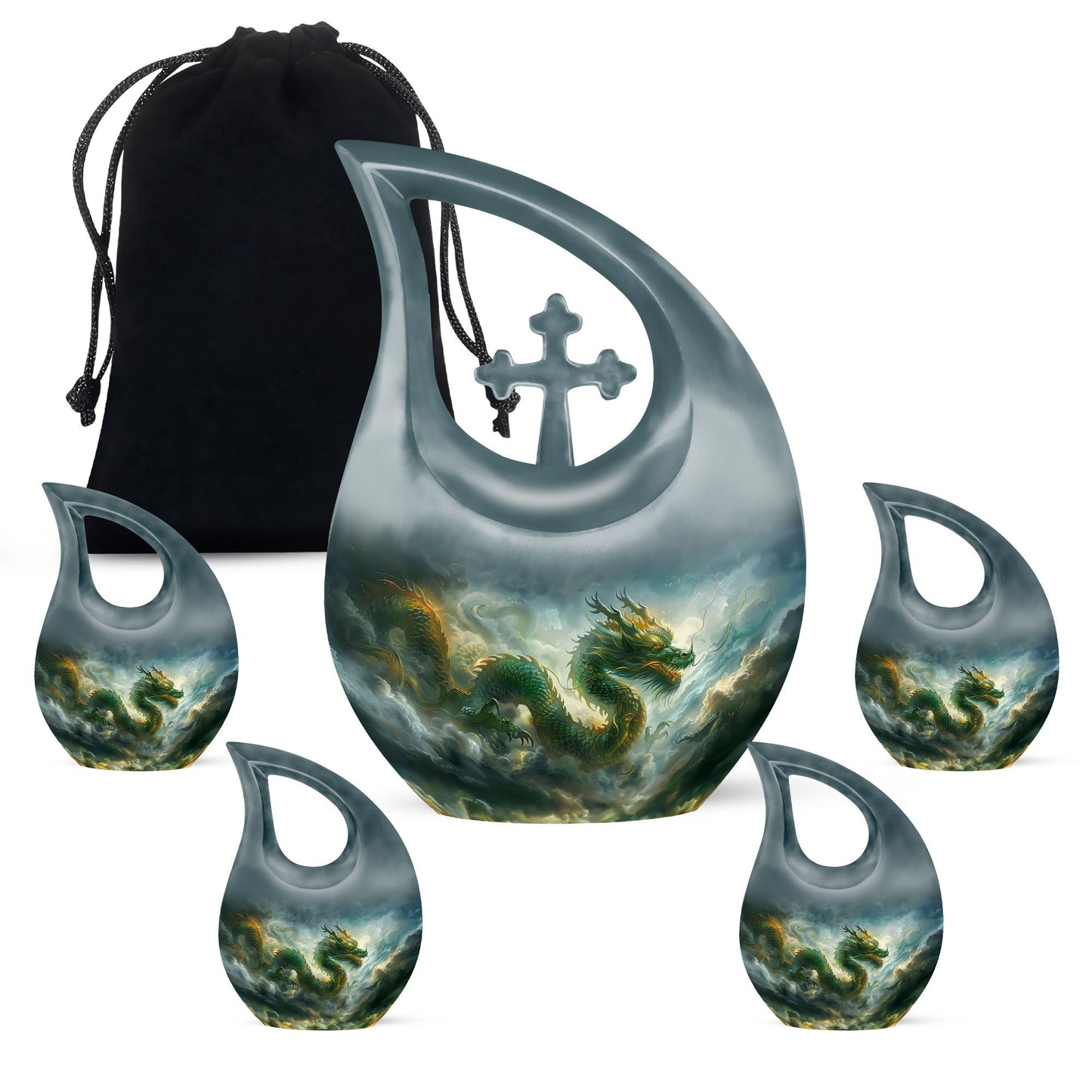Large Dragon Urn