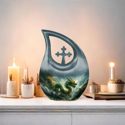 Large Dragon Urn