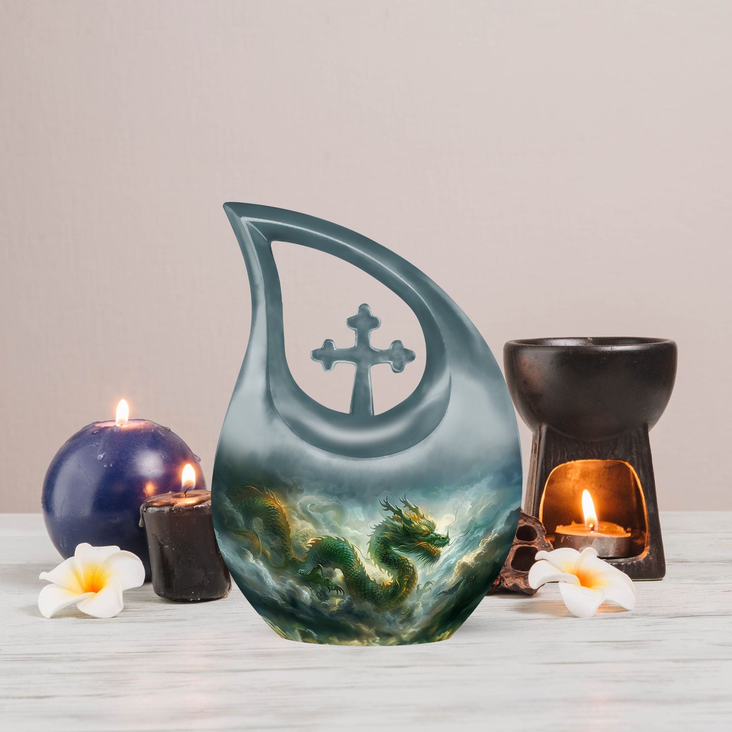 Large Dragon Urn