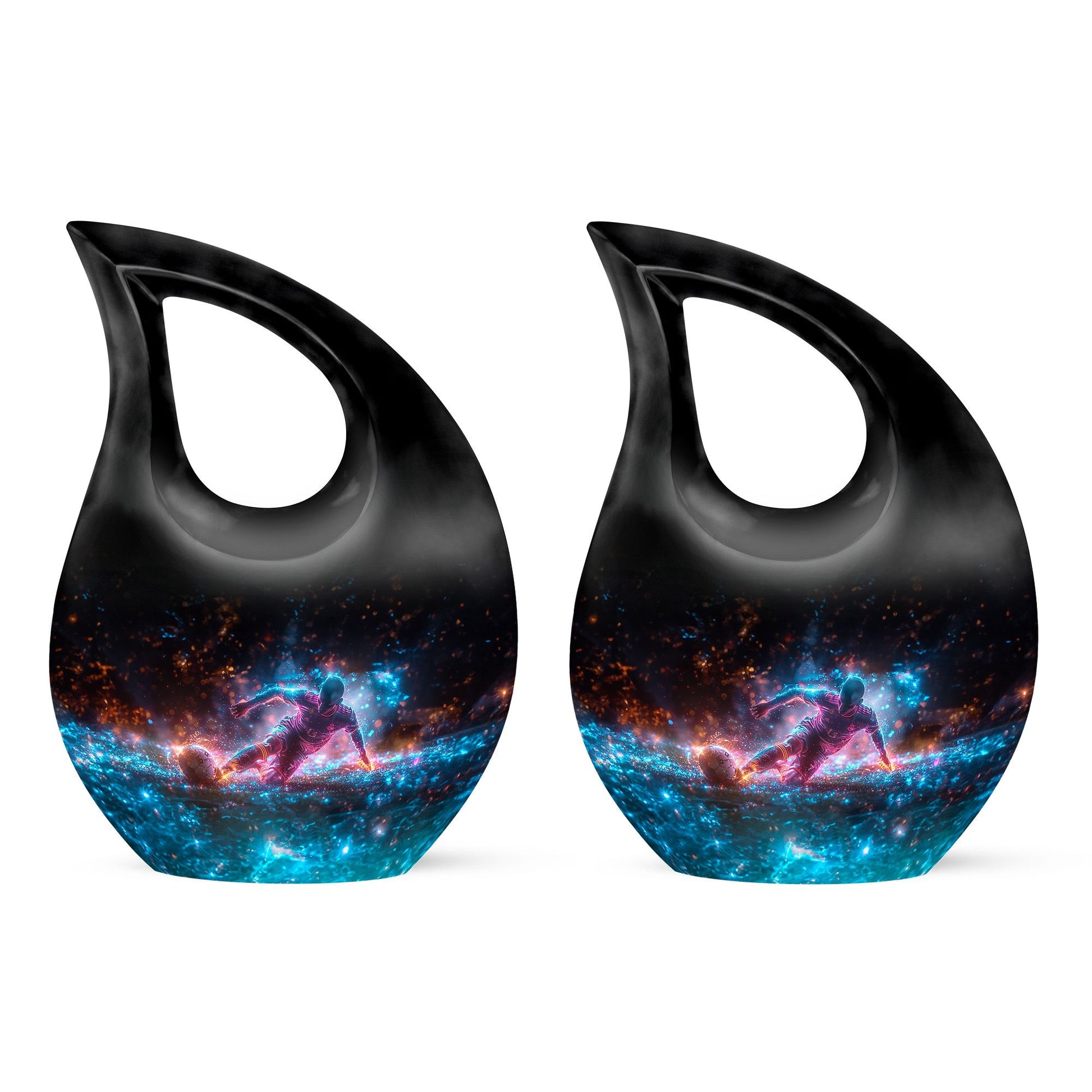 Soccer Keepsake For Ashes Large Funeral, Ashes Urn For Ashes