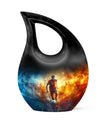 Soccer Memorial Urn Funeral, Ashes Cremation Urn