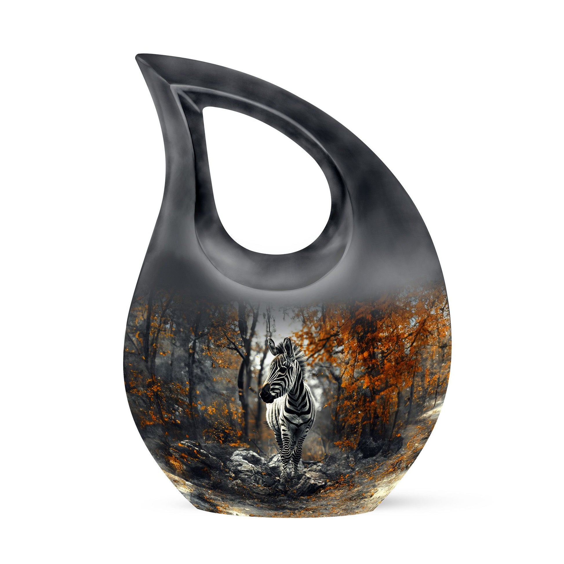 10-inch Zebra Urn