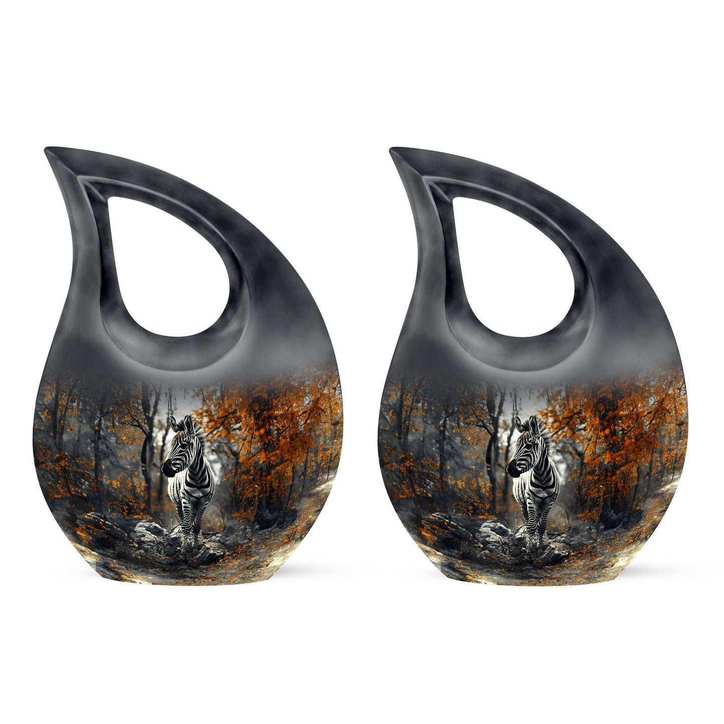 10-inch Zebra Urn