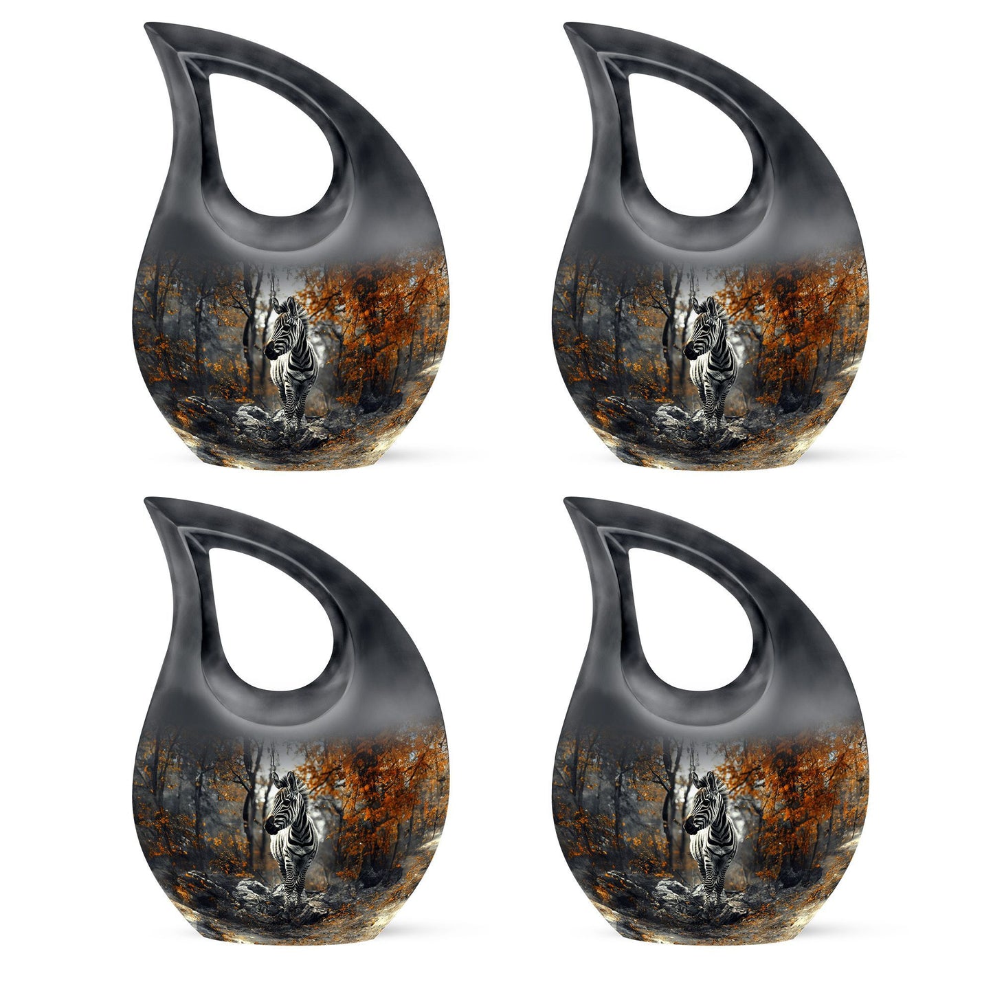 10-inch Zebra Urn