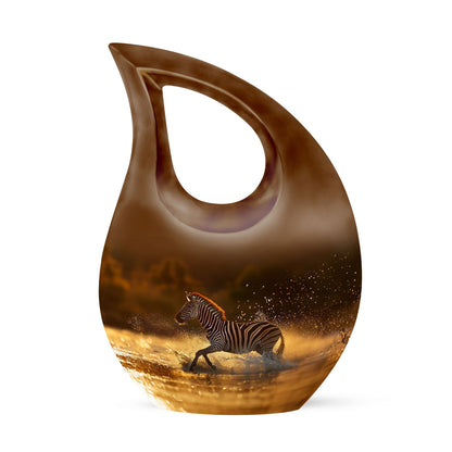 Zebra Urn