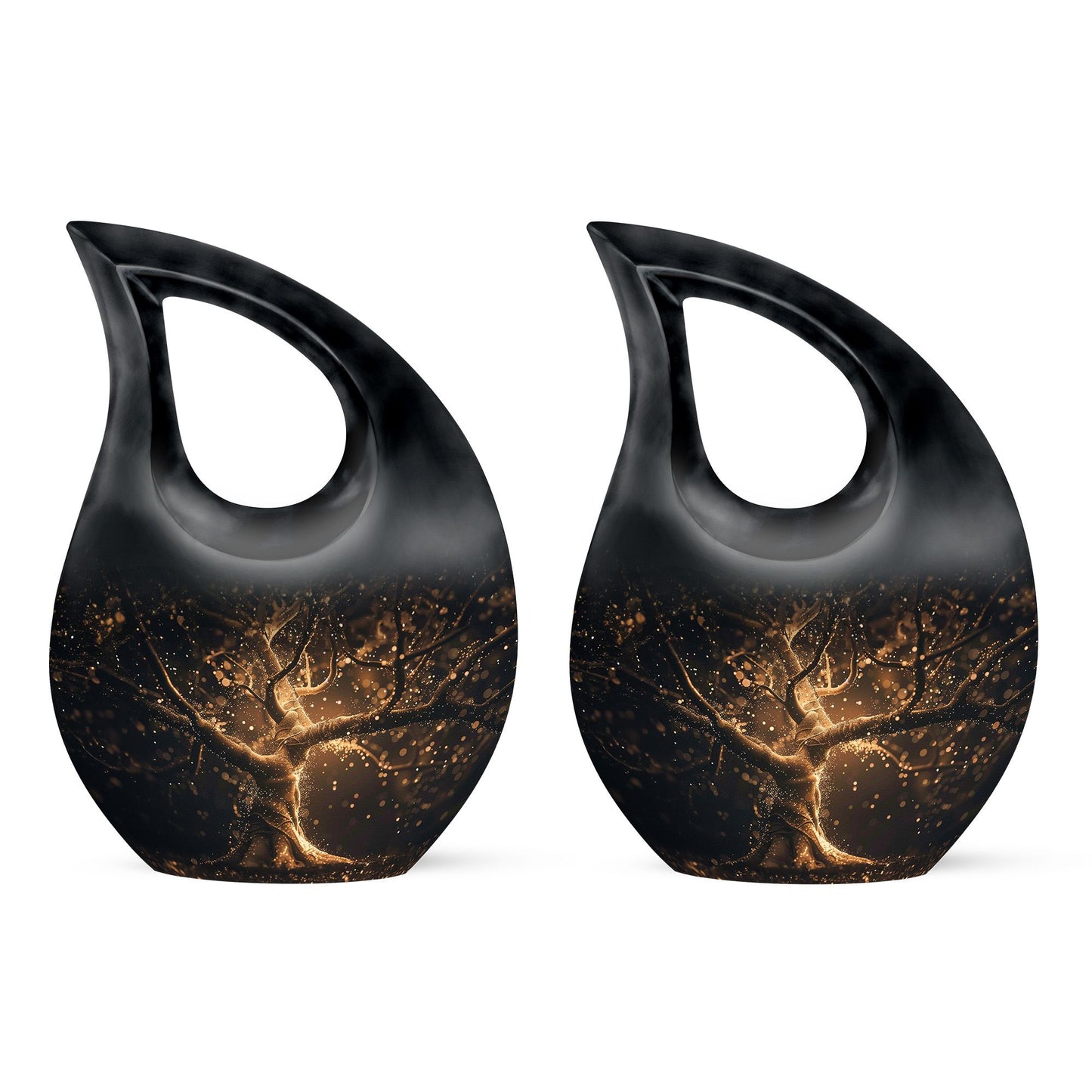 Personalized Tree of Life Cremation Urn for Human Ashes - 10-inch, 200 cu in - Yatskia