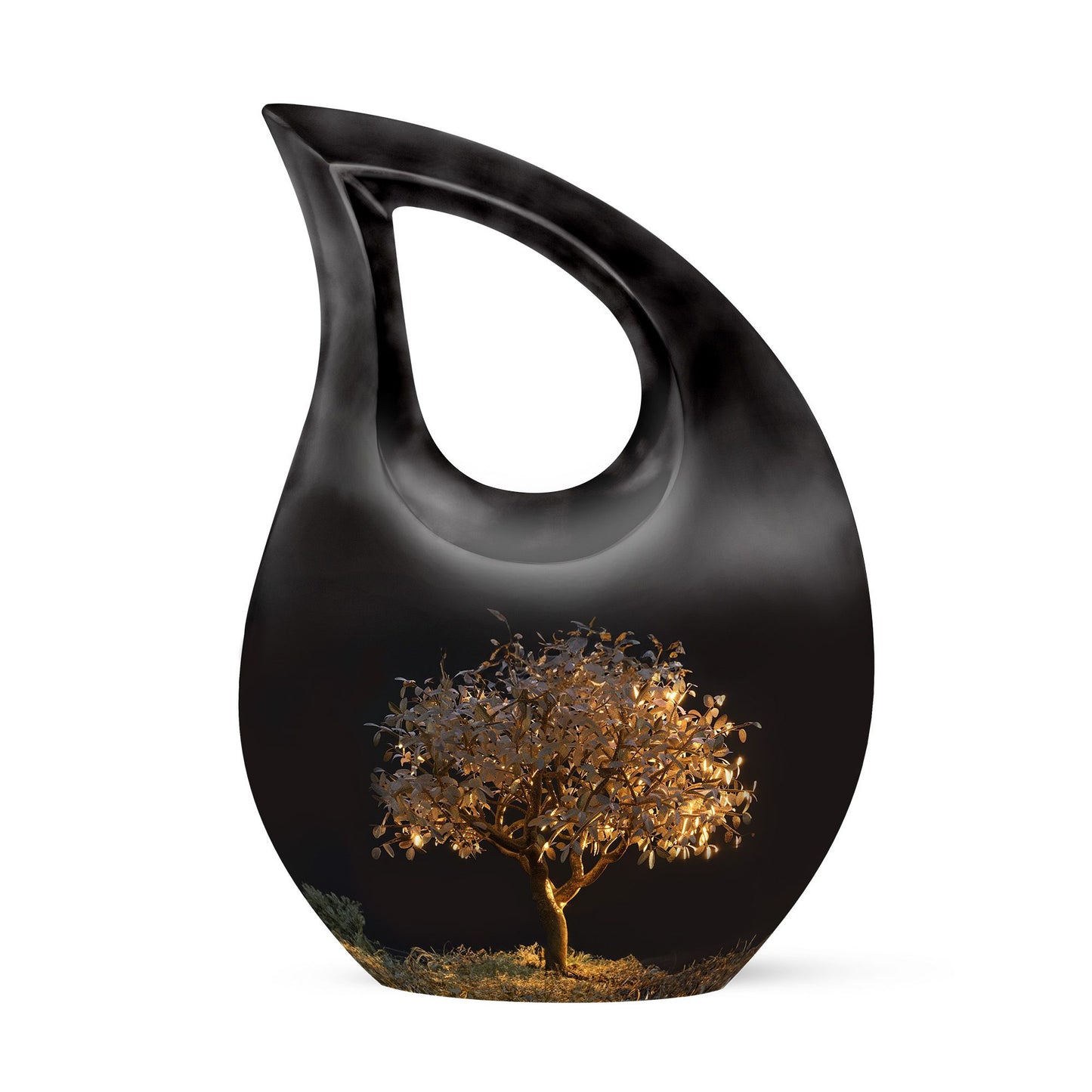 Personalized Tree of Life Keepsake Urn for Human Ashes - 10-inch, 200 cu in - Yatskia