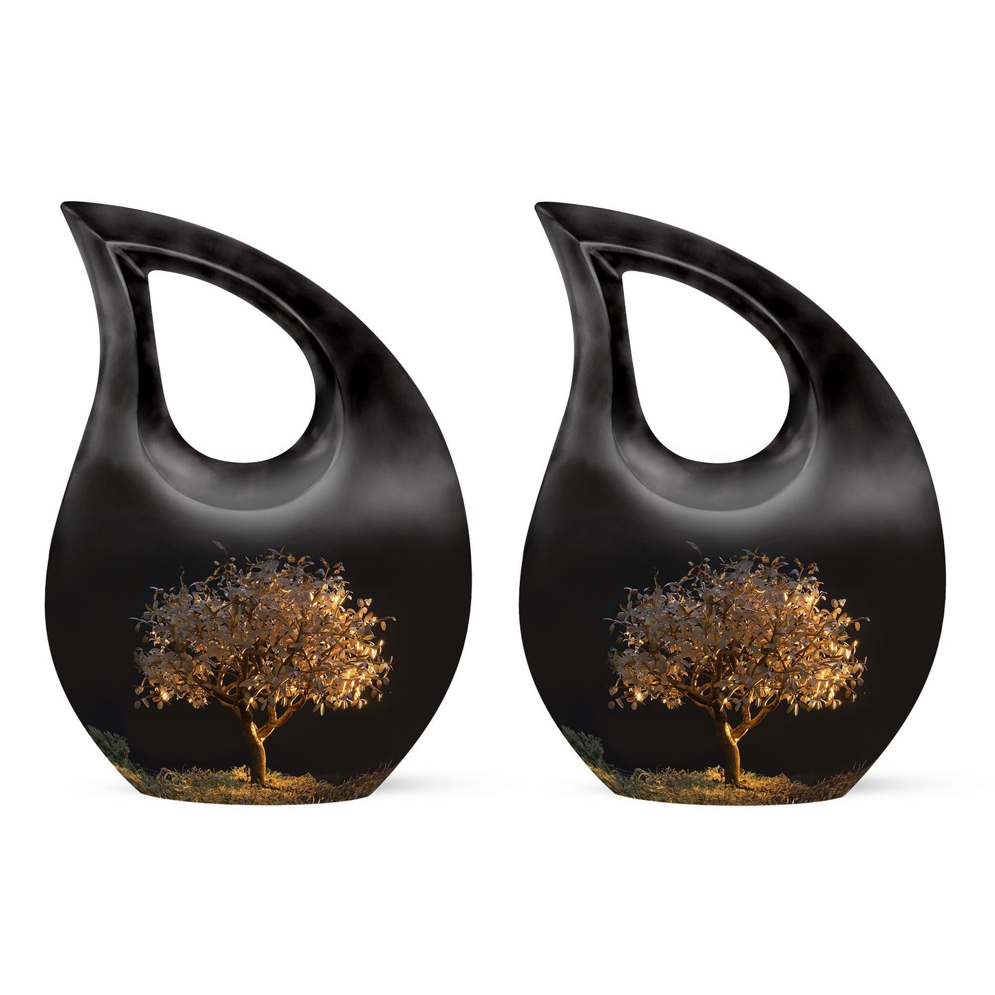 Personalized Tree of Life Keepsake Urn for Human Ashes - 10-inch, 200 cu in - Yatskia