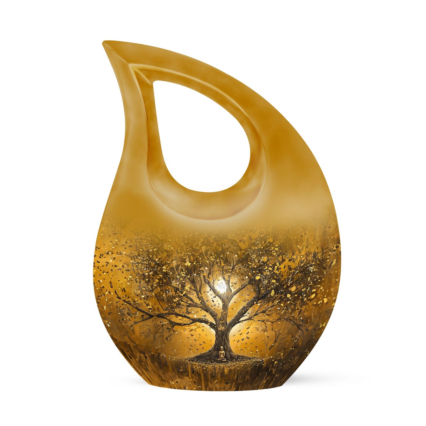Personalized Tree of Life Keepsake Urn for Human Ashes - 10-inch, 200 cu in - Yatskia