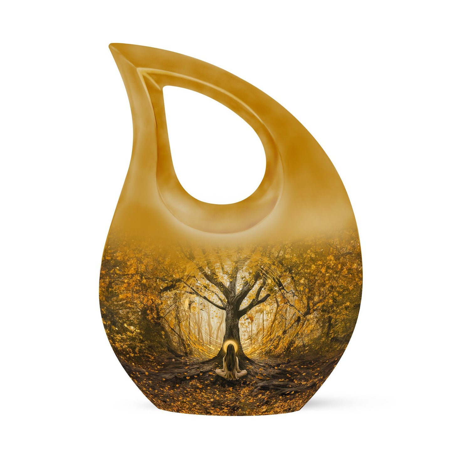Aluminium Tree Of Life urn