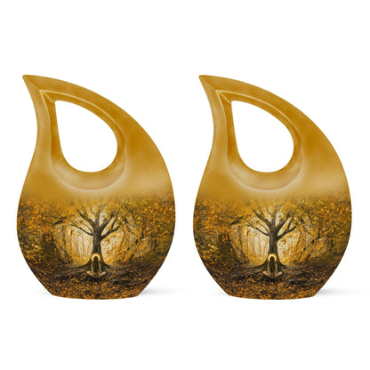Aluminium Tree Of Life urn