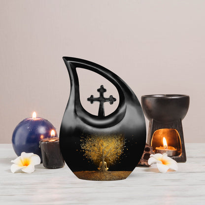 Aluminium Tree Of Life Urn