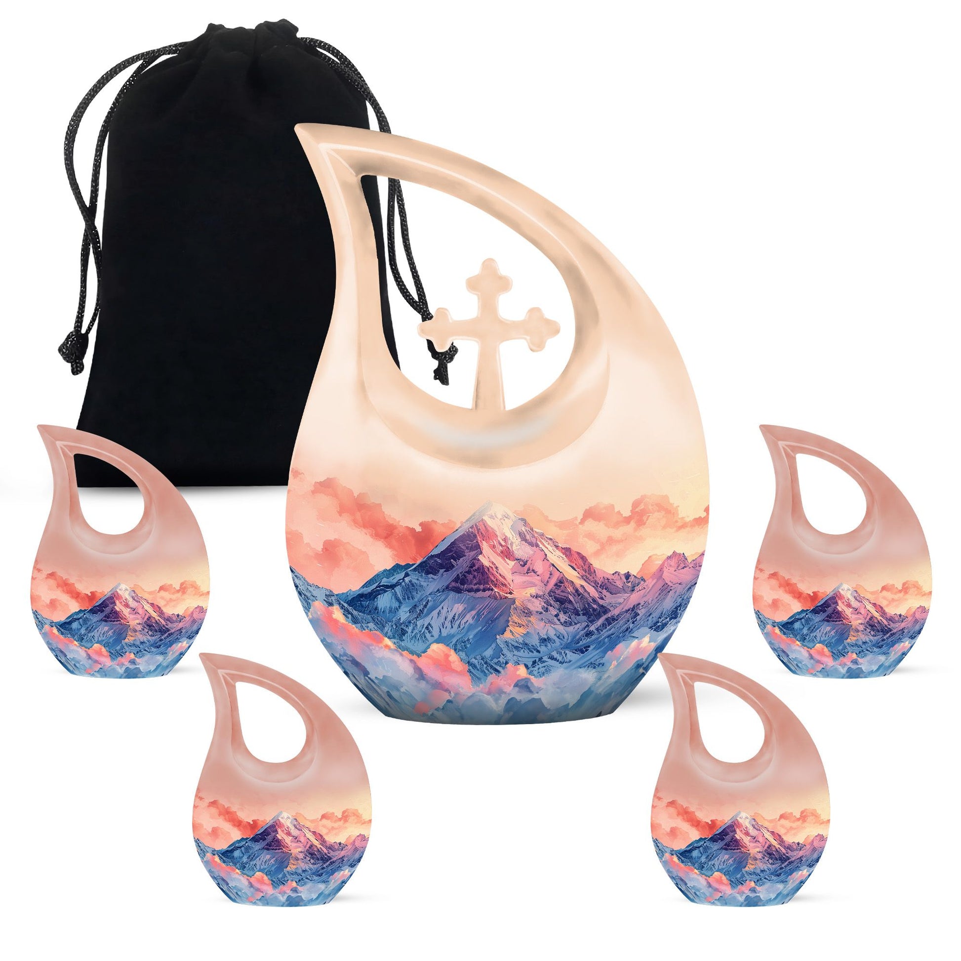 Affordable 10-inch Mountains Urn