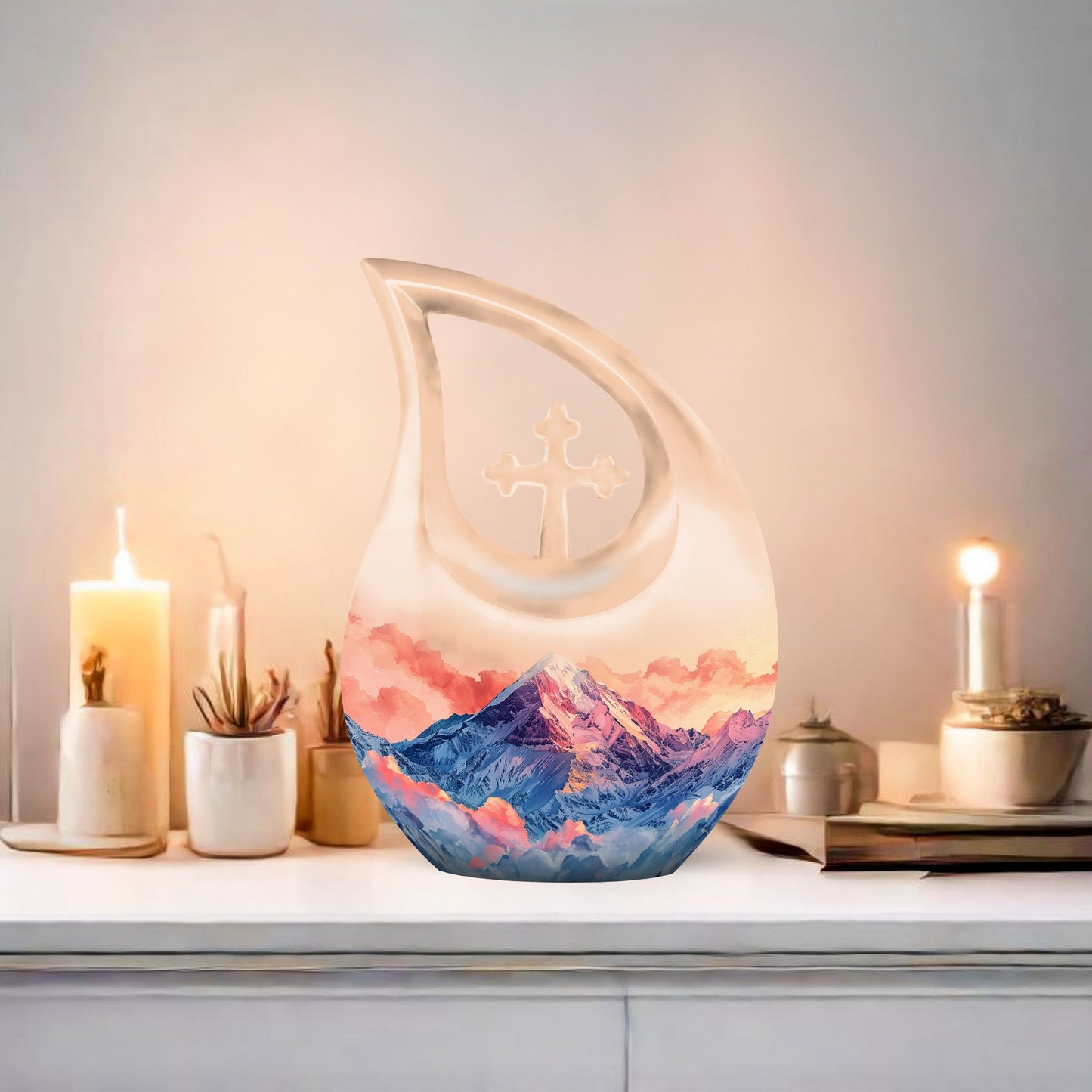 Affordable 10-inch Mountains Urn