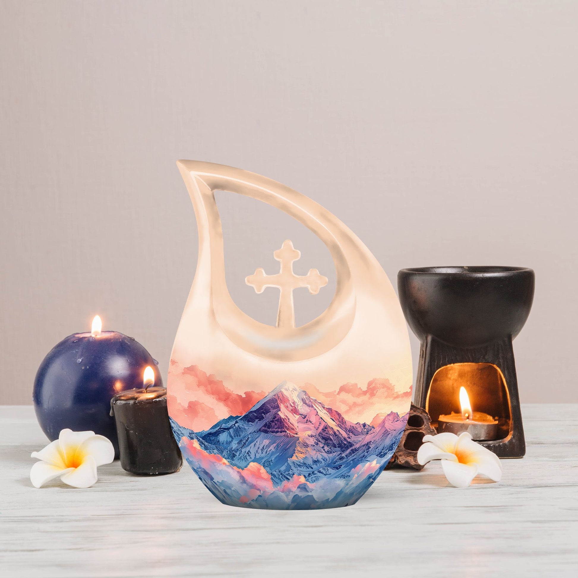 Affordable 10-inch Mountains Urn
