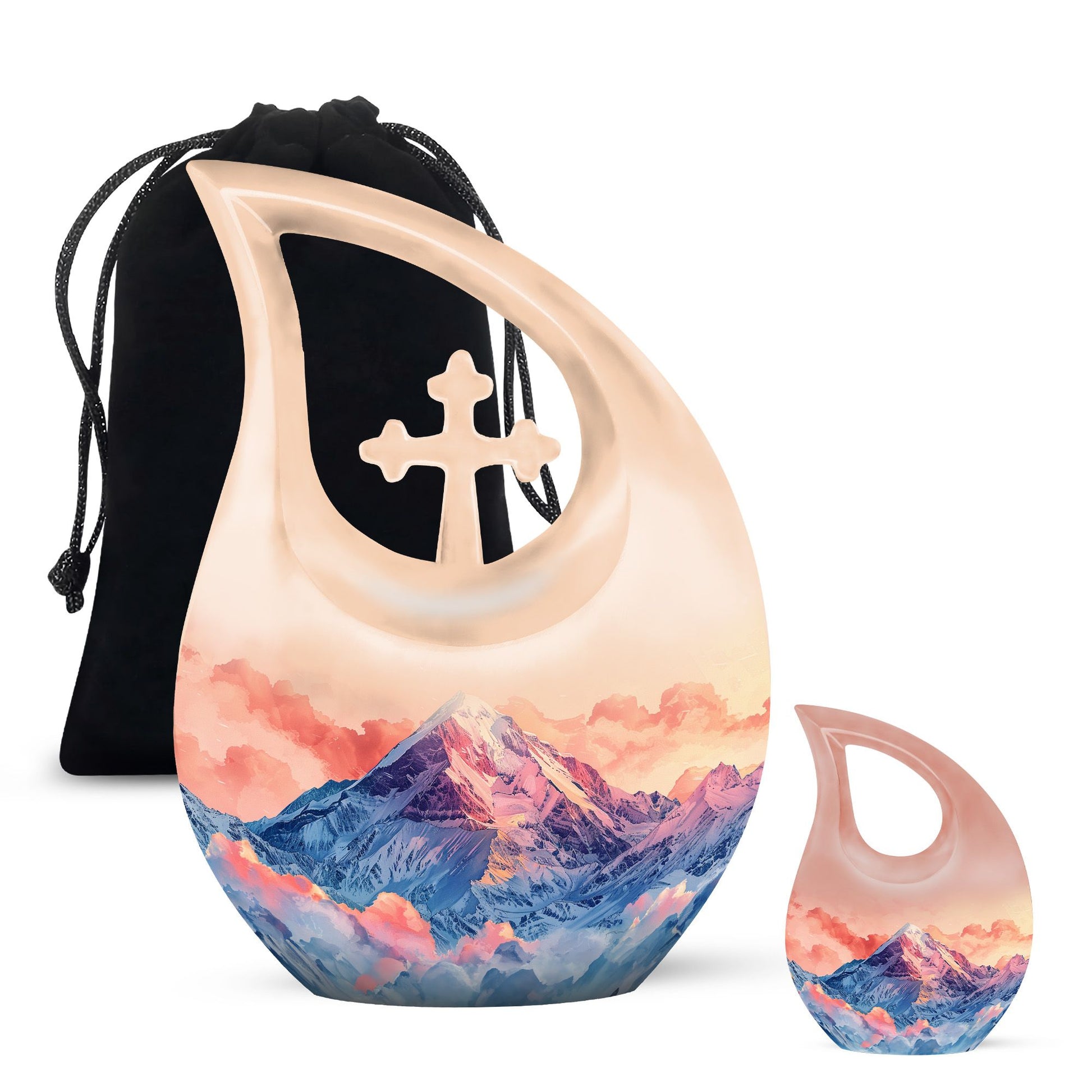 Affordable 10-inch Mountains Urn