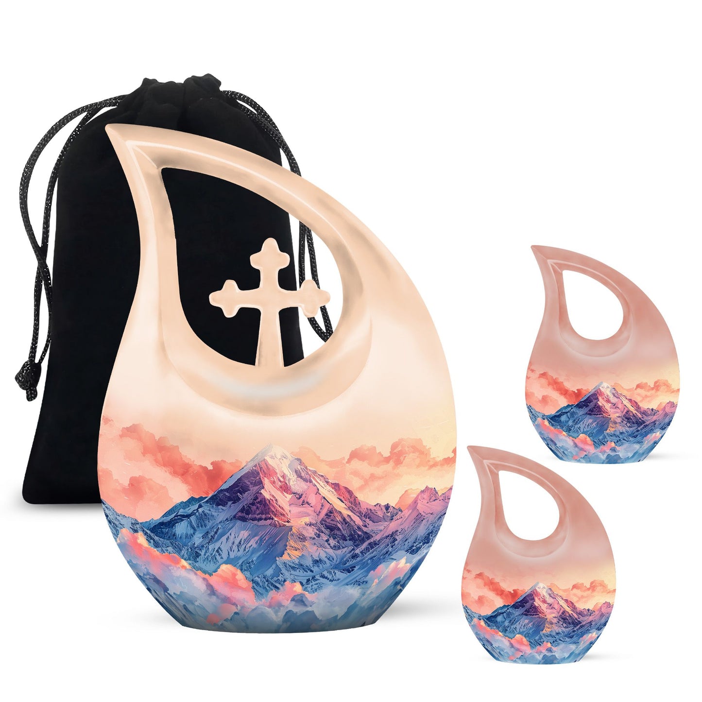 Affordable 10-inch Mountains Urn