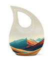 Mountains Urn Keepsake For Ashes Funeral, Ashes Memorial Urn