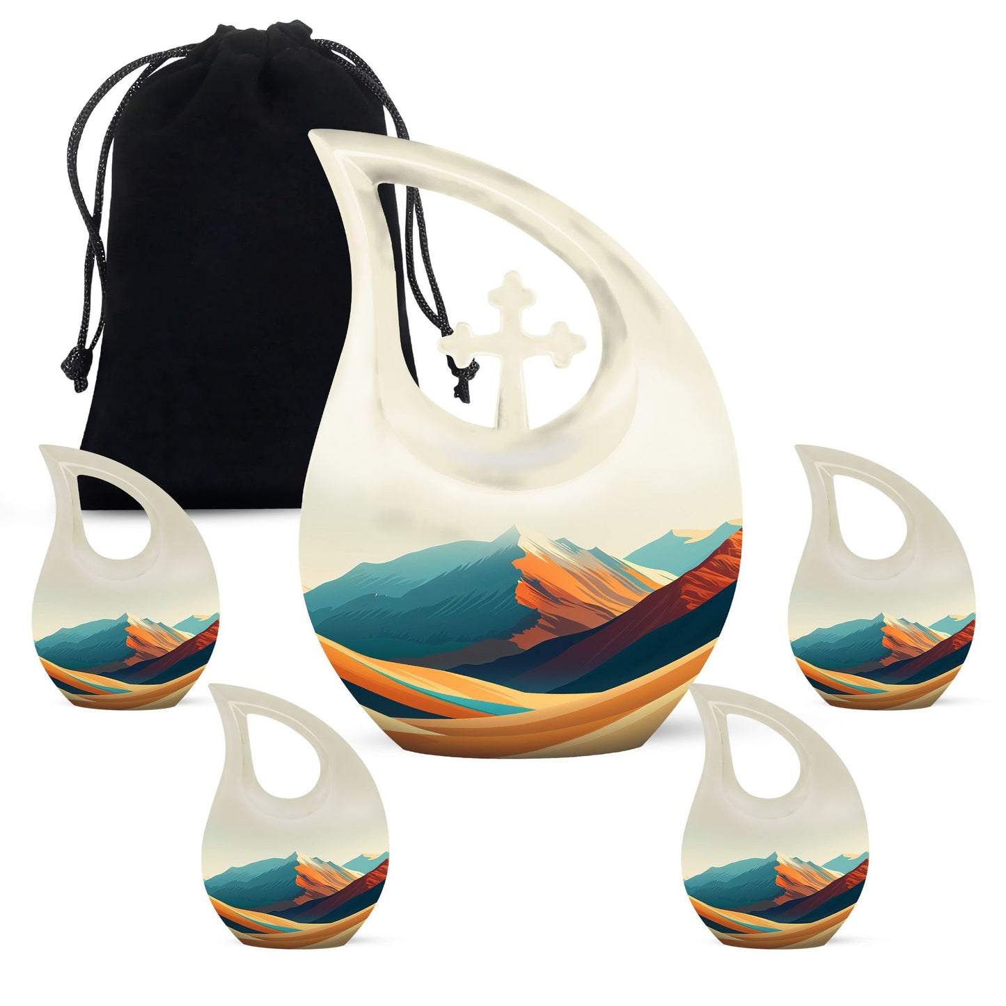Personalized Fish Keepsake Urn for Pet Ashes - 10-inch, 200 cu in - Yatskia