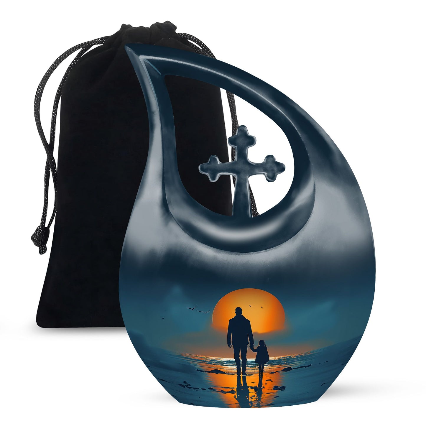Cross Drop Father Urn