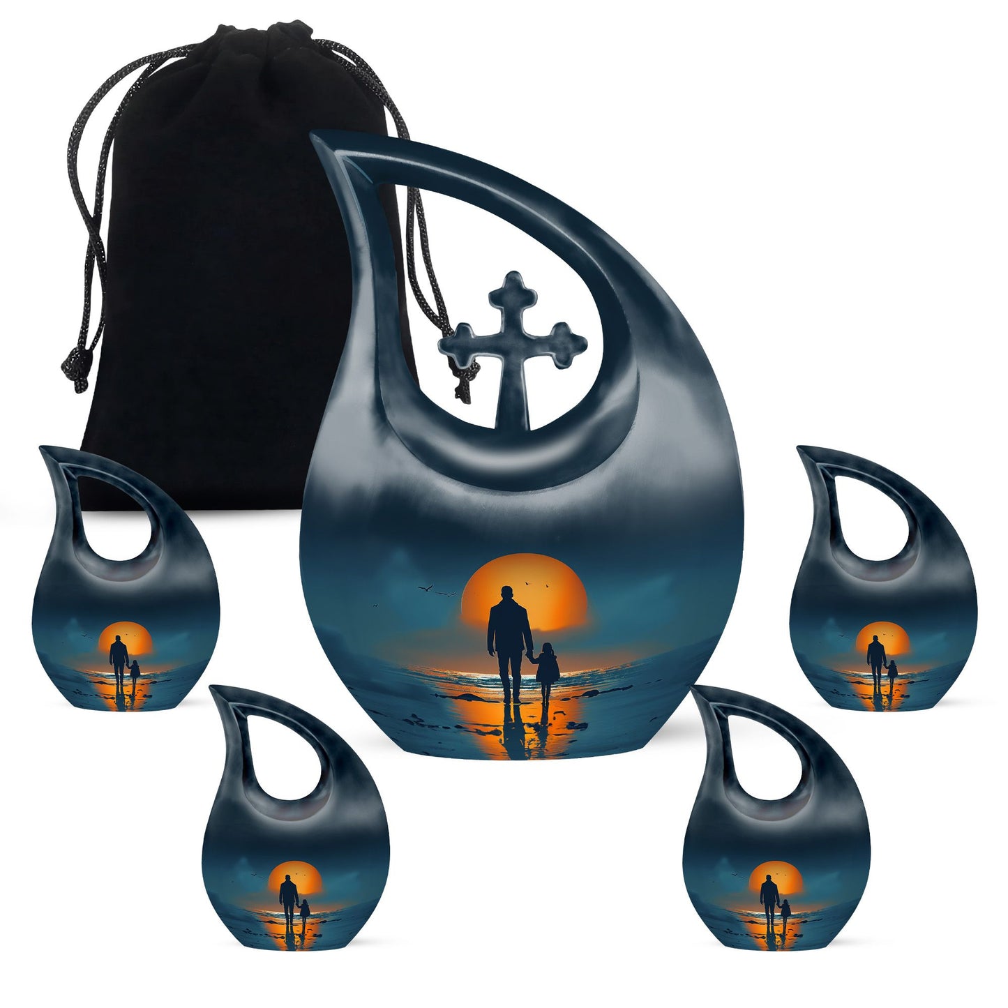 Cross Drop Father Urn
