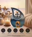 Cross Drop Father Urn