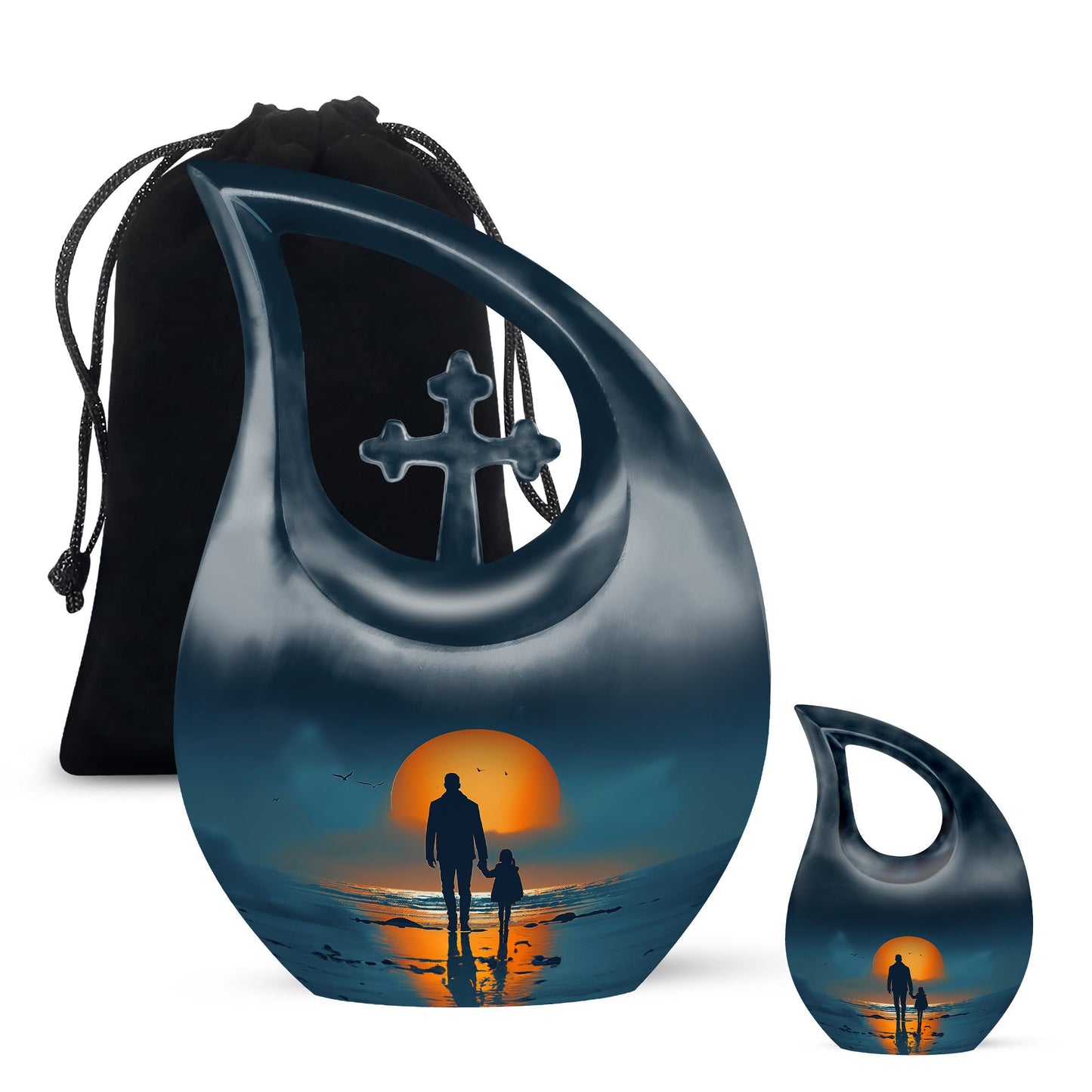 Cross Drop Father Urn