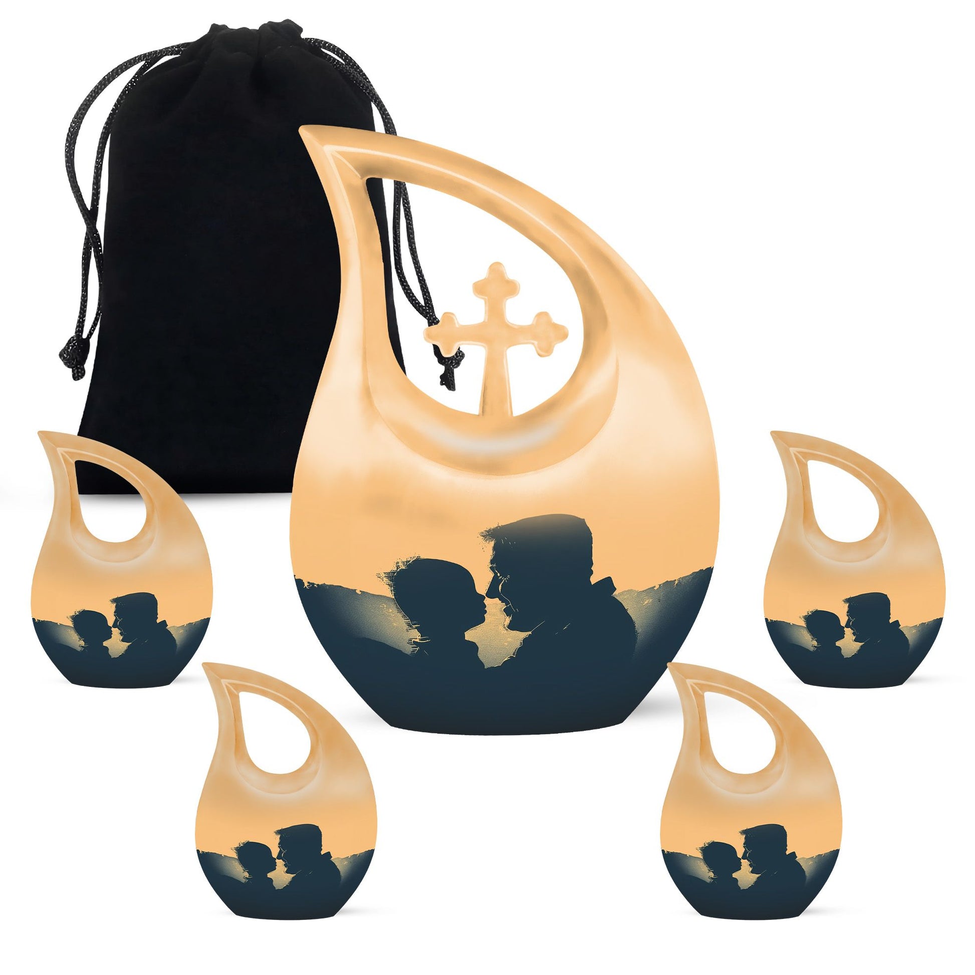 Father Tiny Urns For Human Ashes Funeral, Ashes Memorial Urn