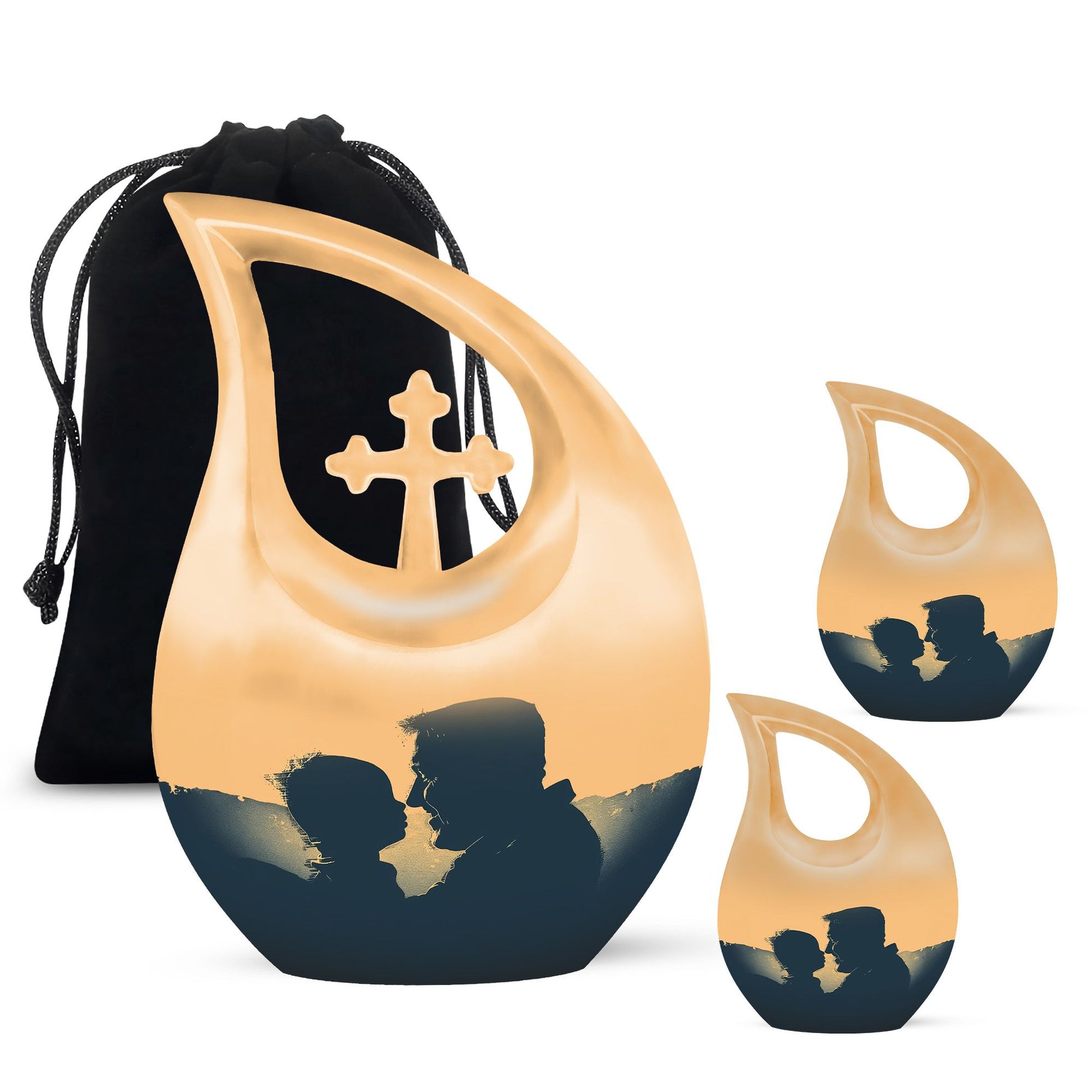 Father Tiny Urns For Human Ashes Funeral, Ashes Memorial Urn