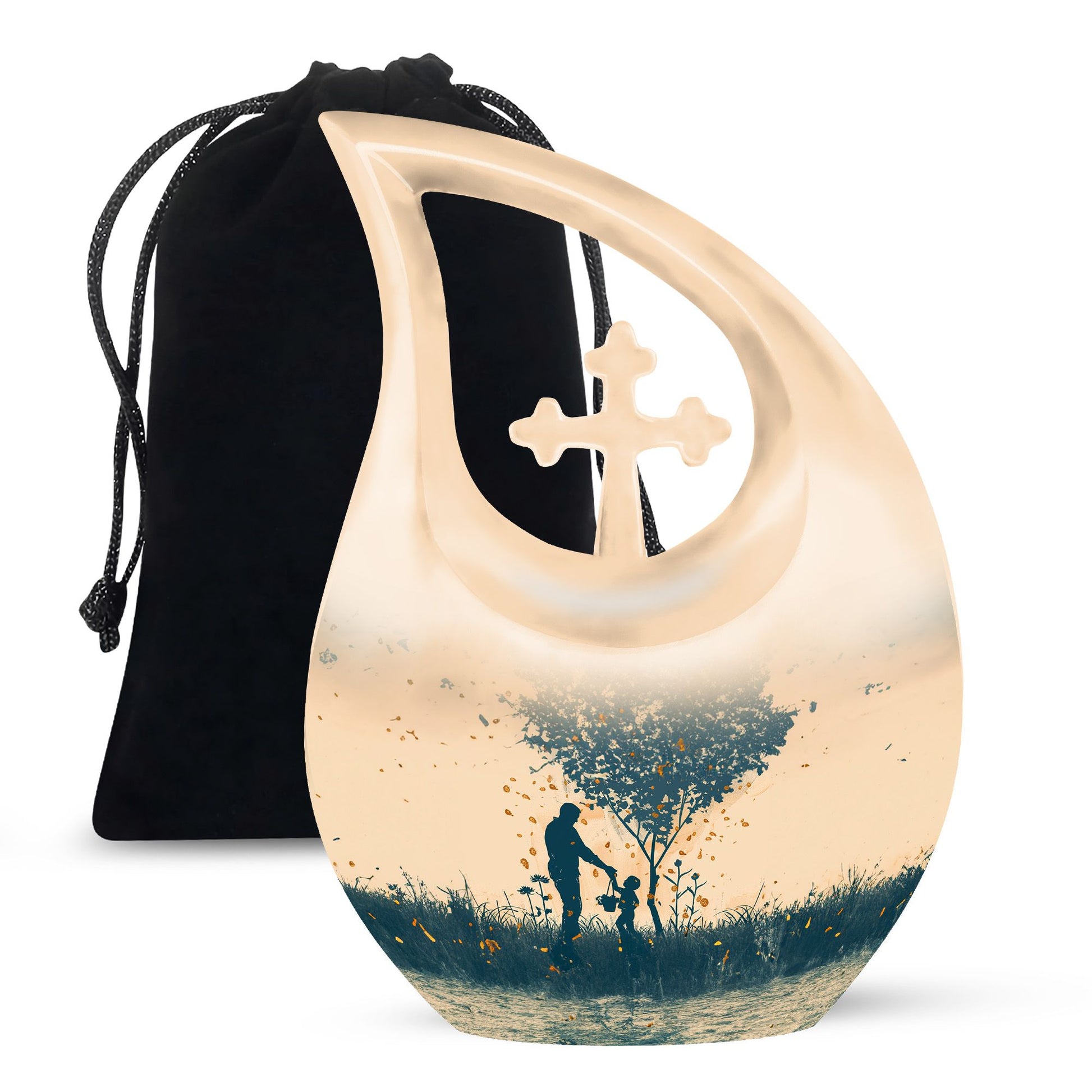 Father Keepsake For Human Ashes Funeral, Ashes Cremation Urn