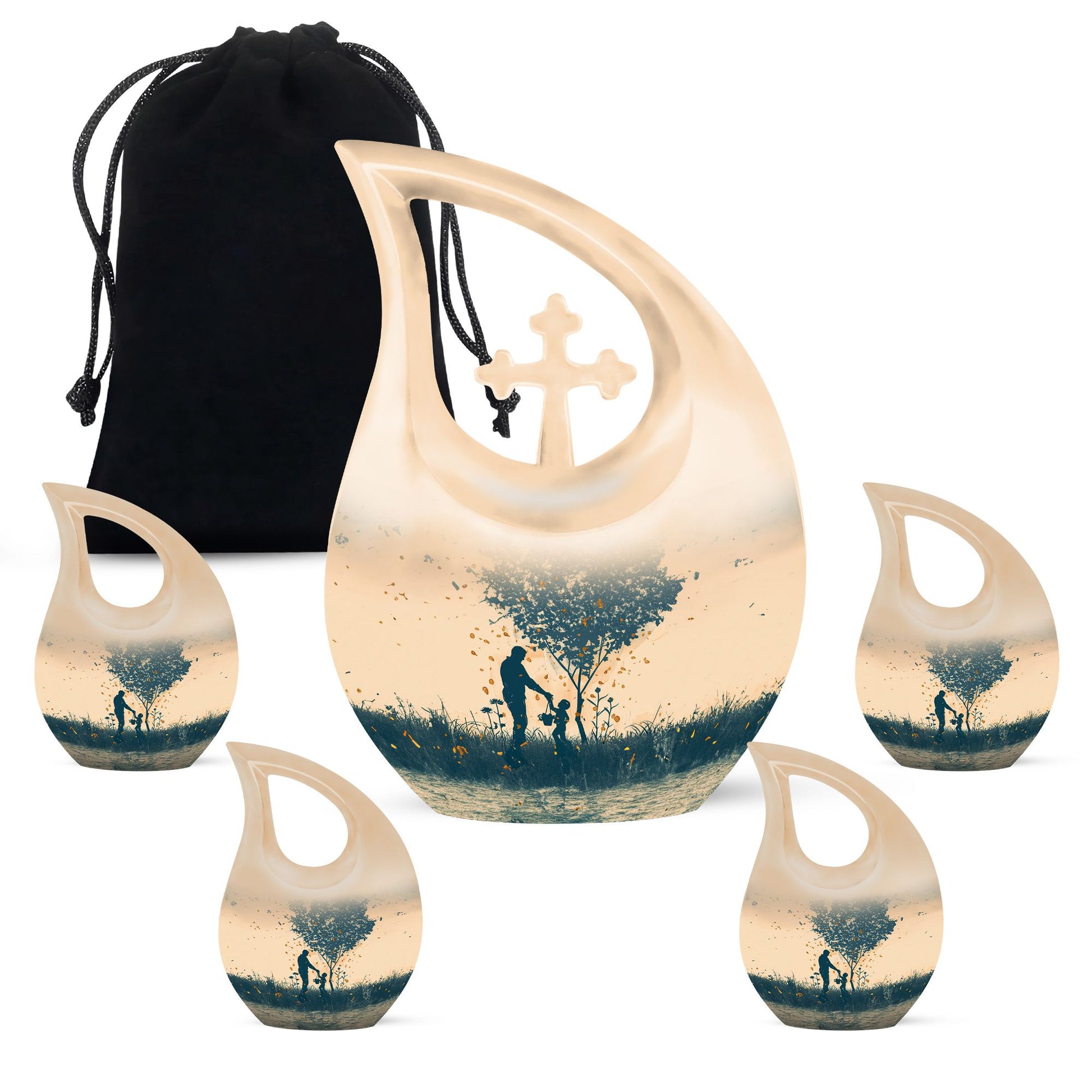 Father Keepsake For Human Ashes Funeral, Ashes Cremation Urn
