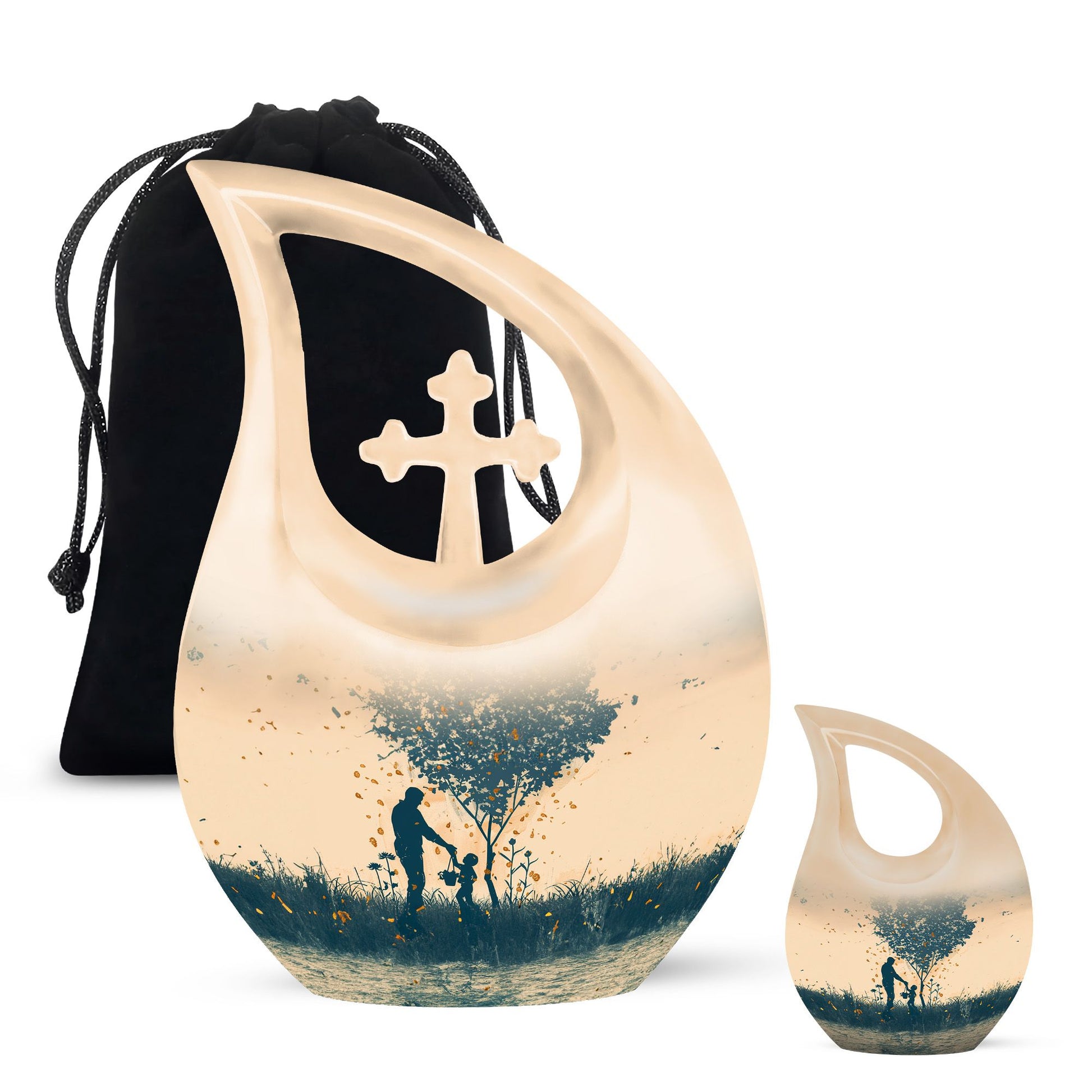 Father Keepsake For Human Ashes Funeral, Ashes Cremation Urn