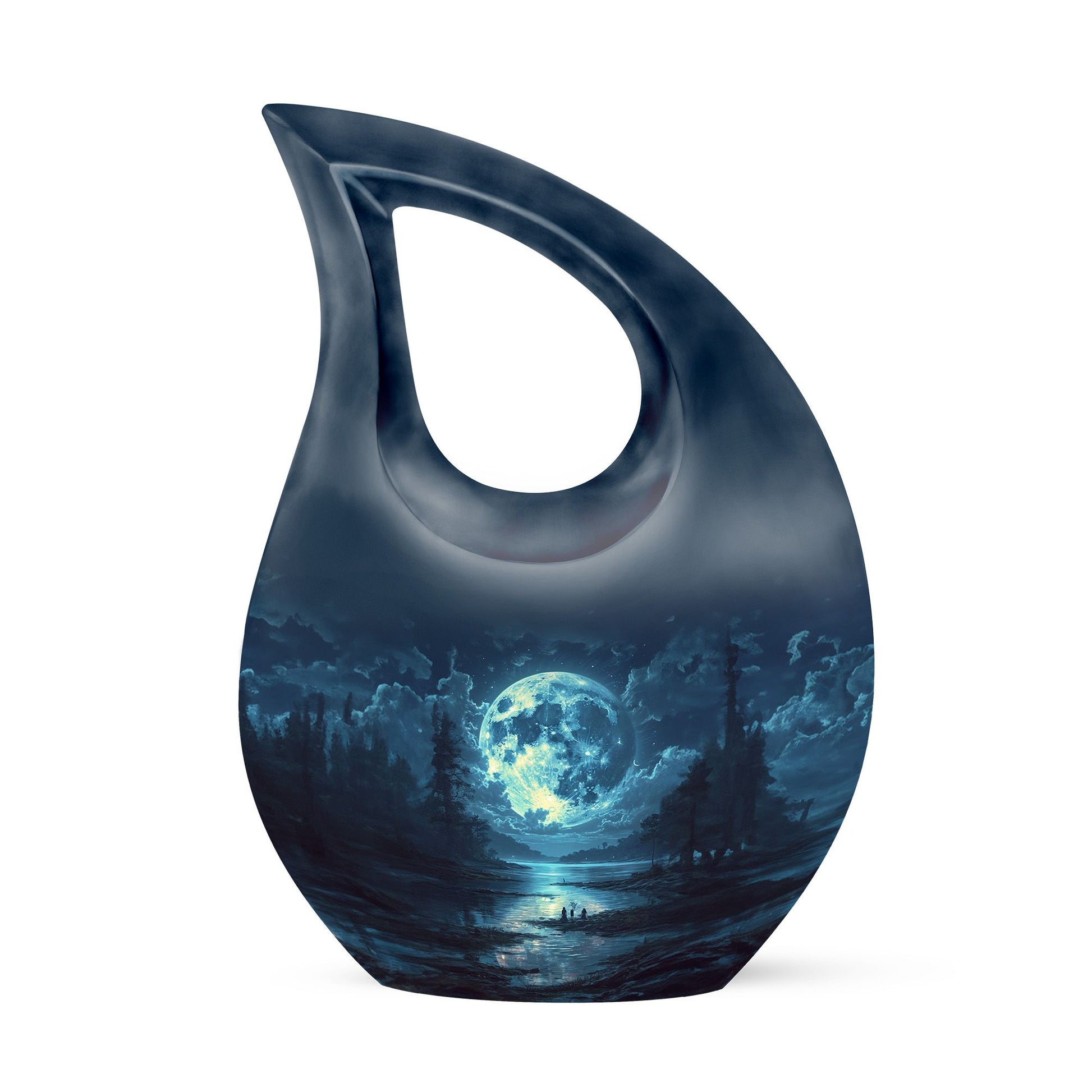 Lunar Small Urn Funeral, Ashes Cremation Urn
