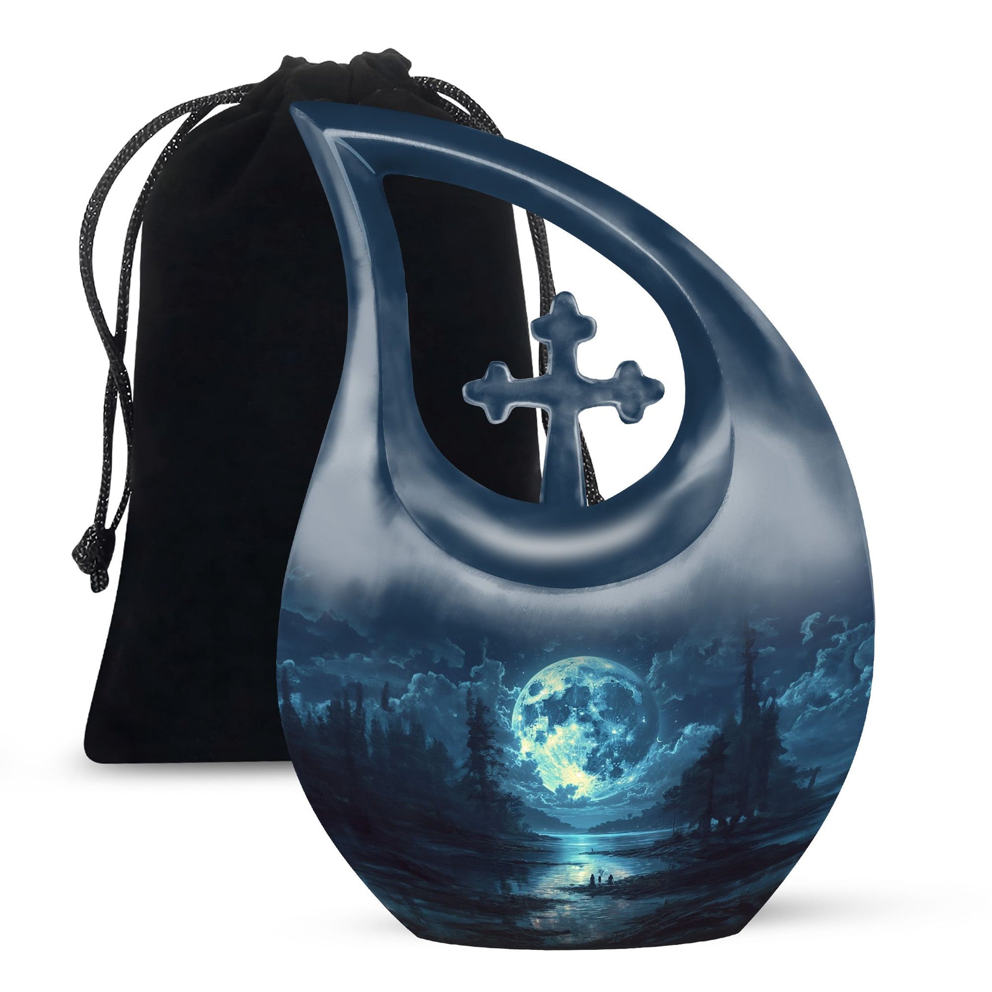 Lunar Small Urn Funeral, Ashes Cremation Urn