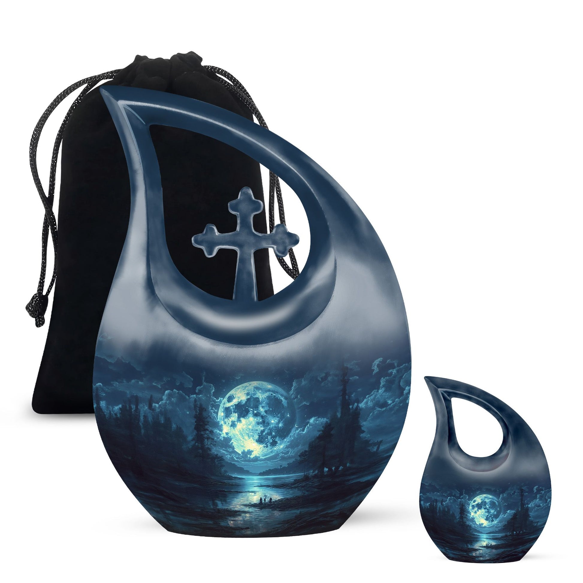 Lunar Small Urn Funeral, Ashes Cremation Urn