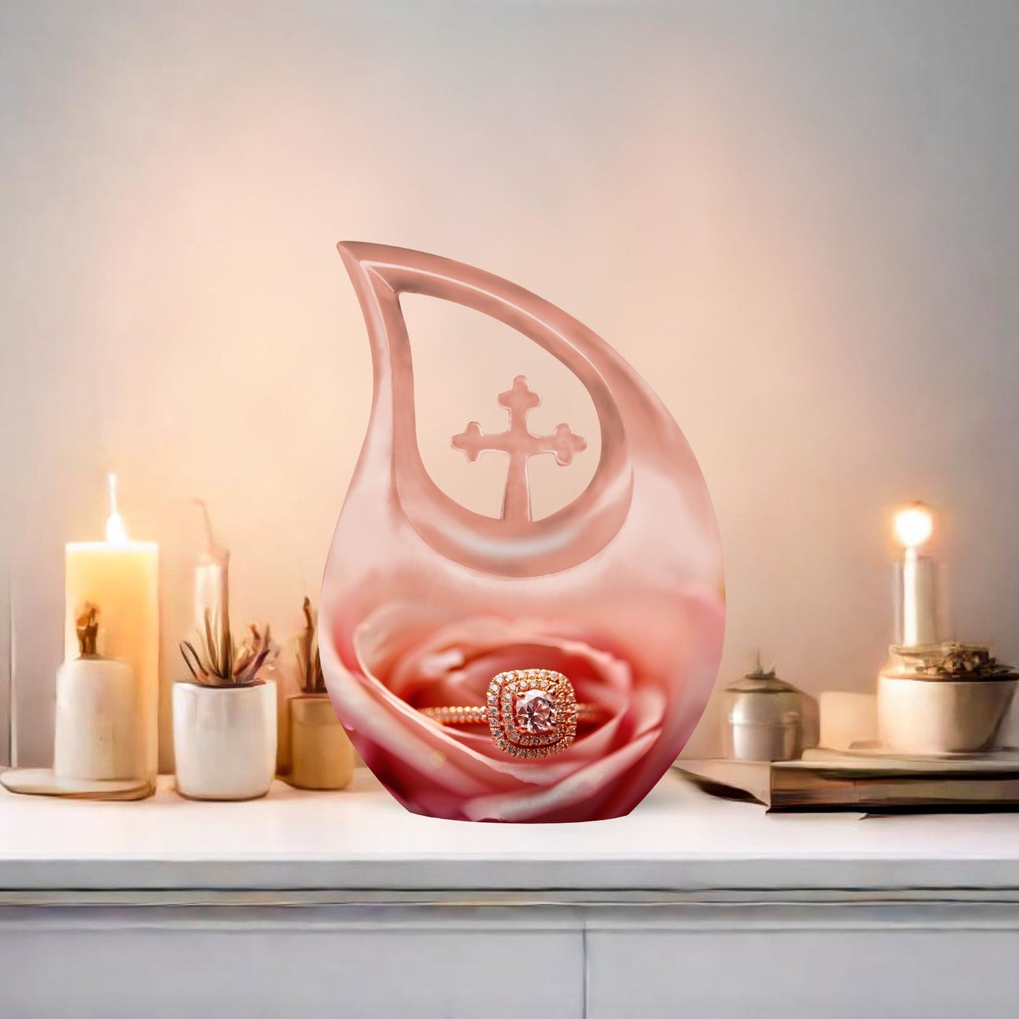 Aluminium Ring Urn