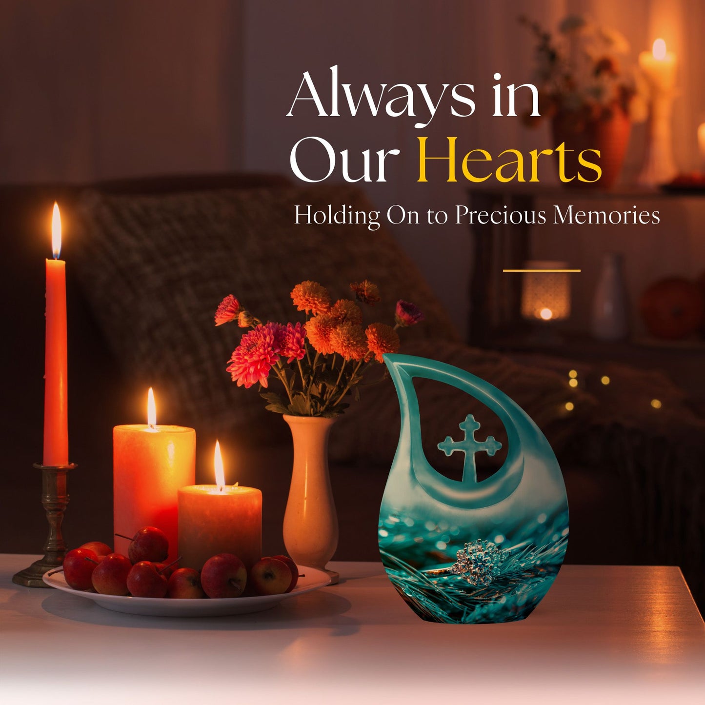 Customizable ring urn