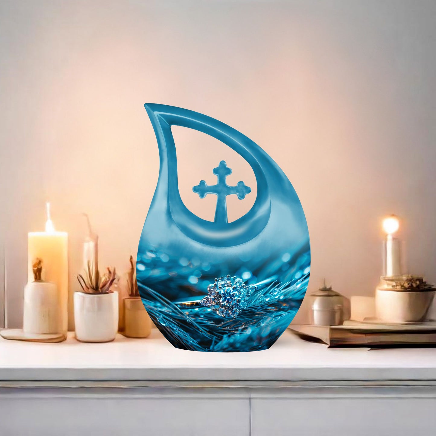 Customizable ring urn