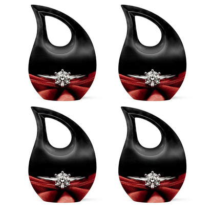 Cross Drop Ring Urn